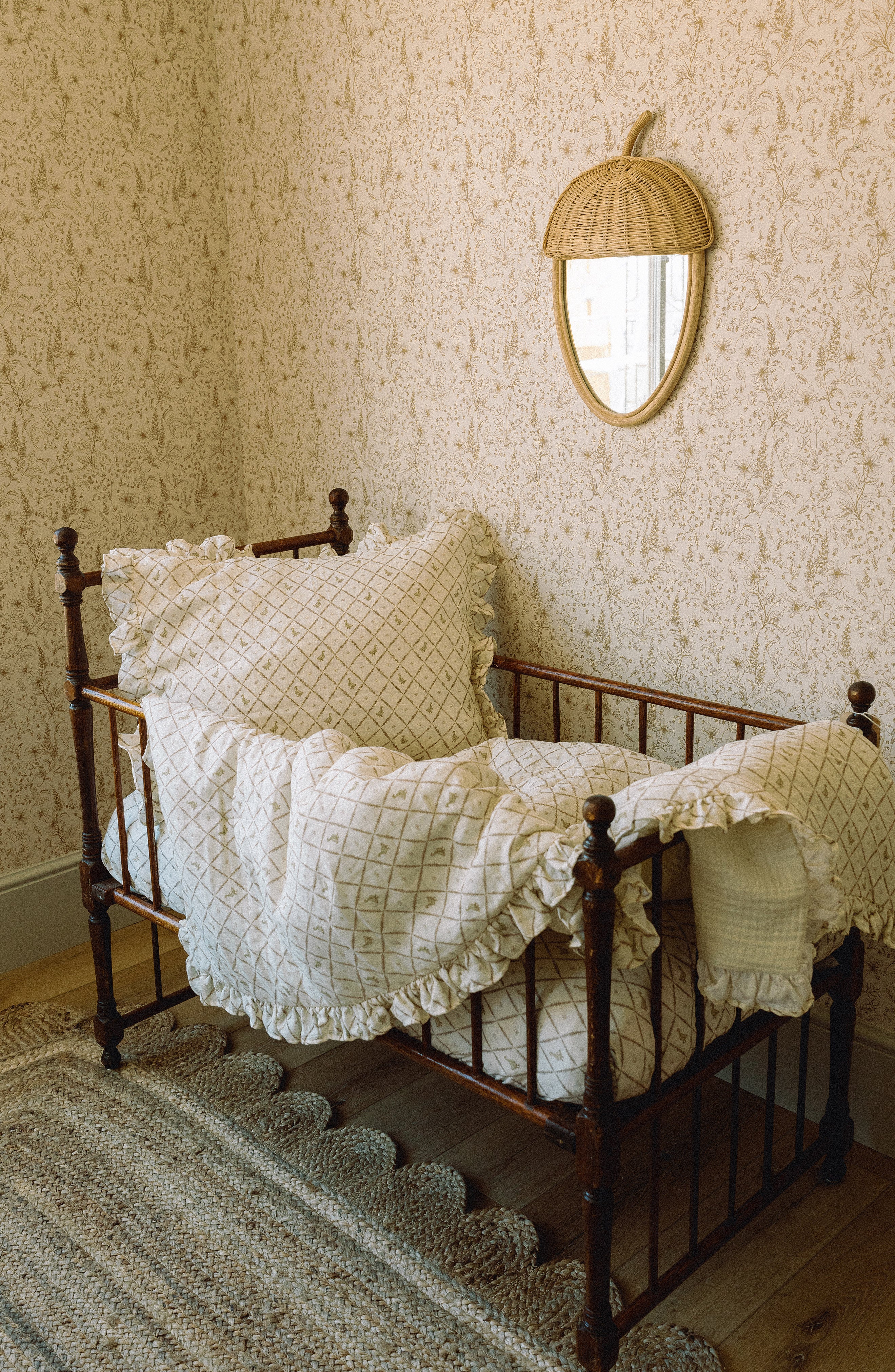 Butter Yellow Duck - Premium Muslin Crib Quilt & Sham Set