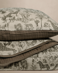 'Vintage Safari' Nursery - Premium Muslin Crib Quilt & Sham