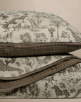 'Vintage Safari' Nursery - Premium Muslin Crib Quilt & Sham Set