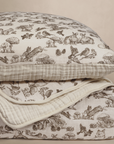 'Woodland' Nursery - Premium Muslin Crib Quilt & Sham Set