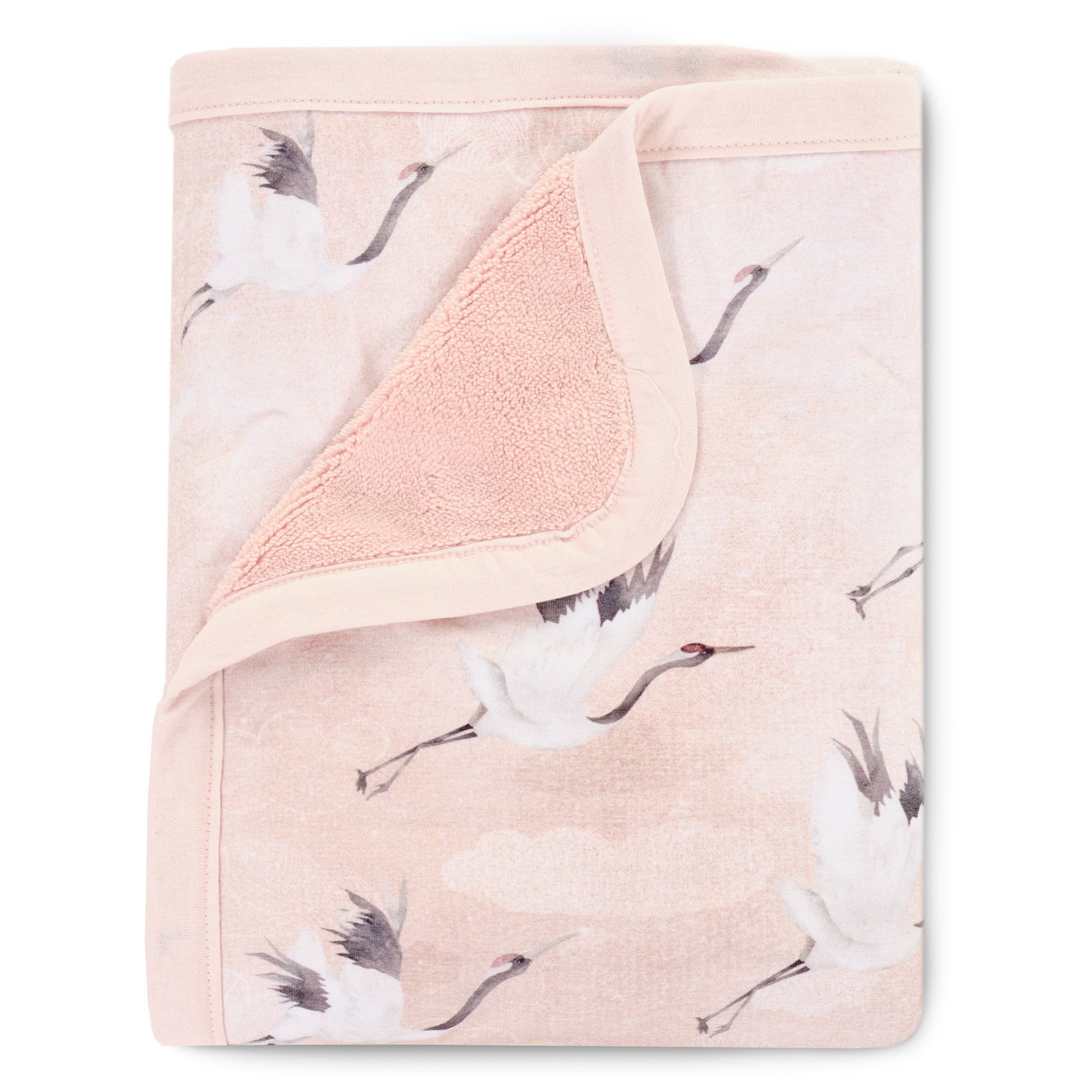 Crane - Cuddle Plush Infant Blanket