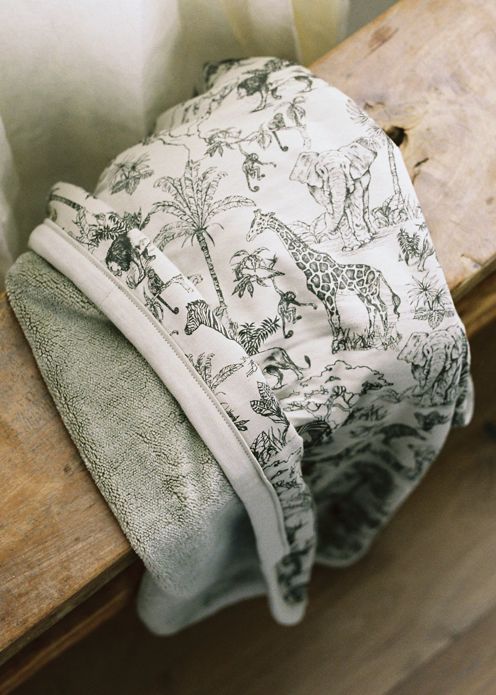 Vintage Safari Nursery - Cuddle Blanket