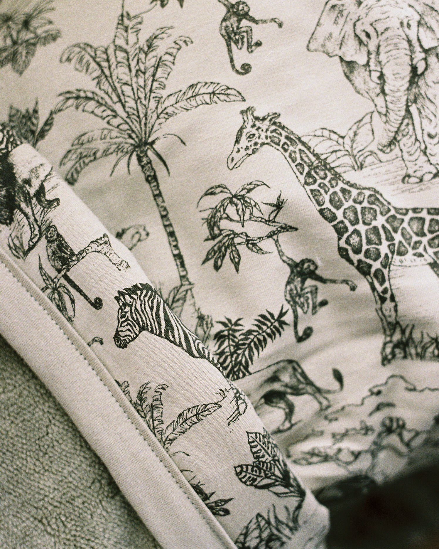'Vintage Safari' Nursery - Cuddle Plush Infant Blanket
