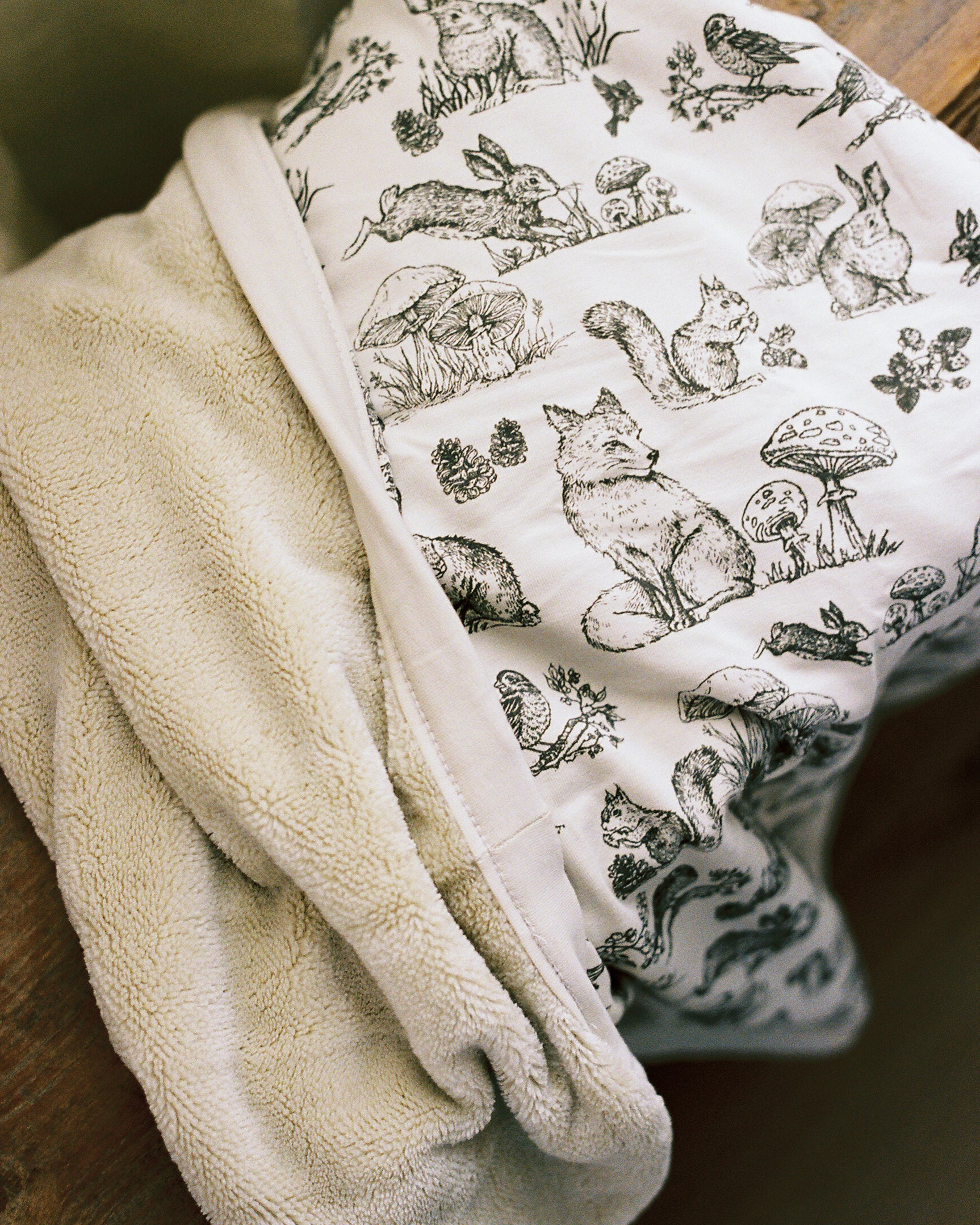 'Woodland' Nursery - Cuddle Plush Infant Blanket