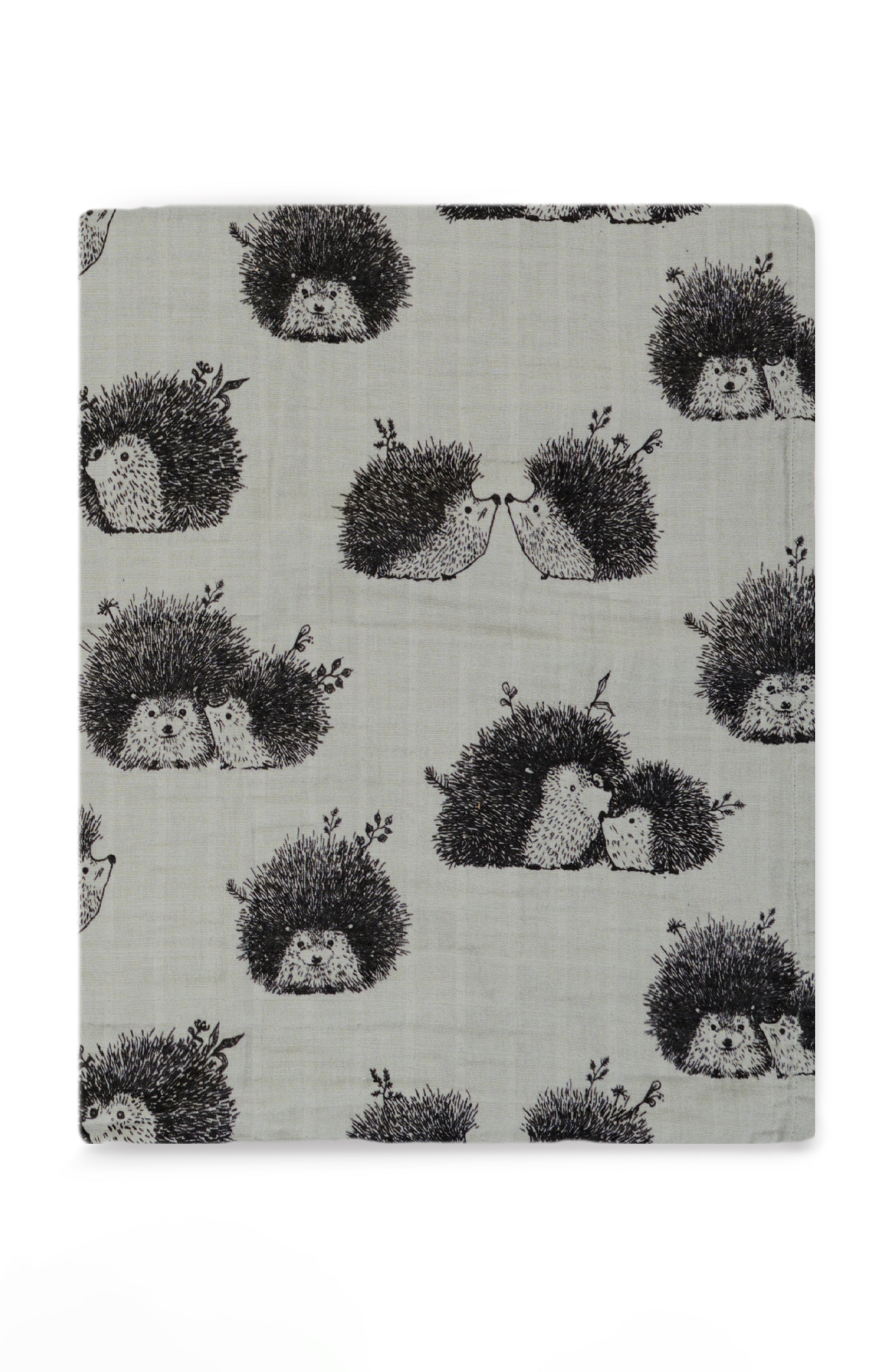 Hedgehog & Zebra - Muslin Swaddle Blanket Set