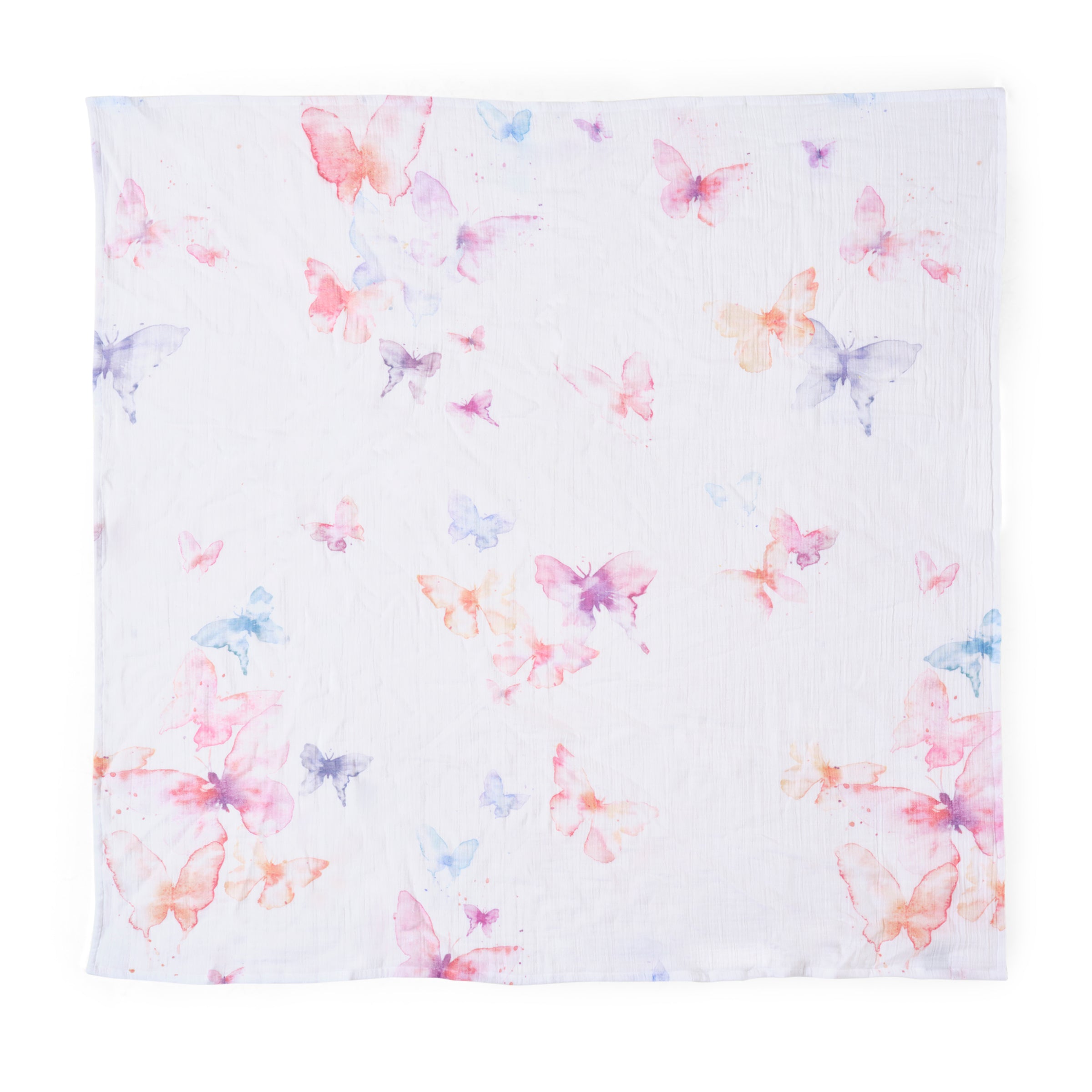 Butterfly & Prim Floral - Muslin Swaddle Blanket Set