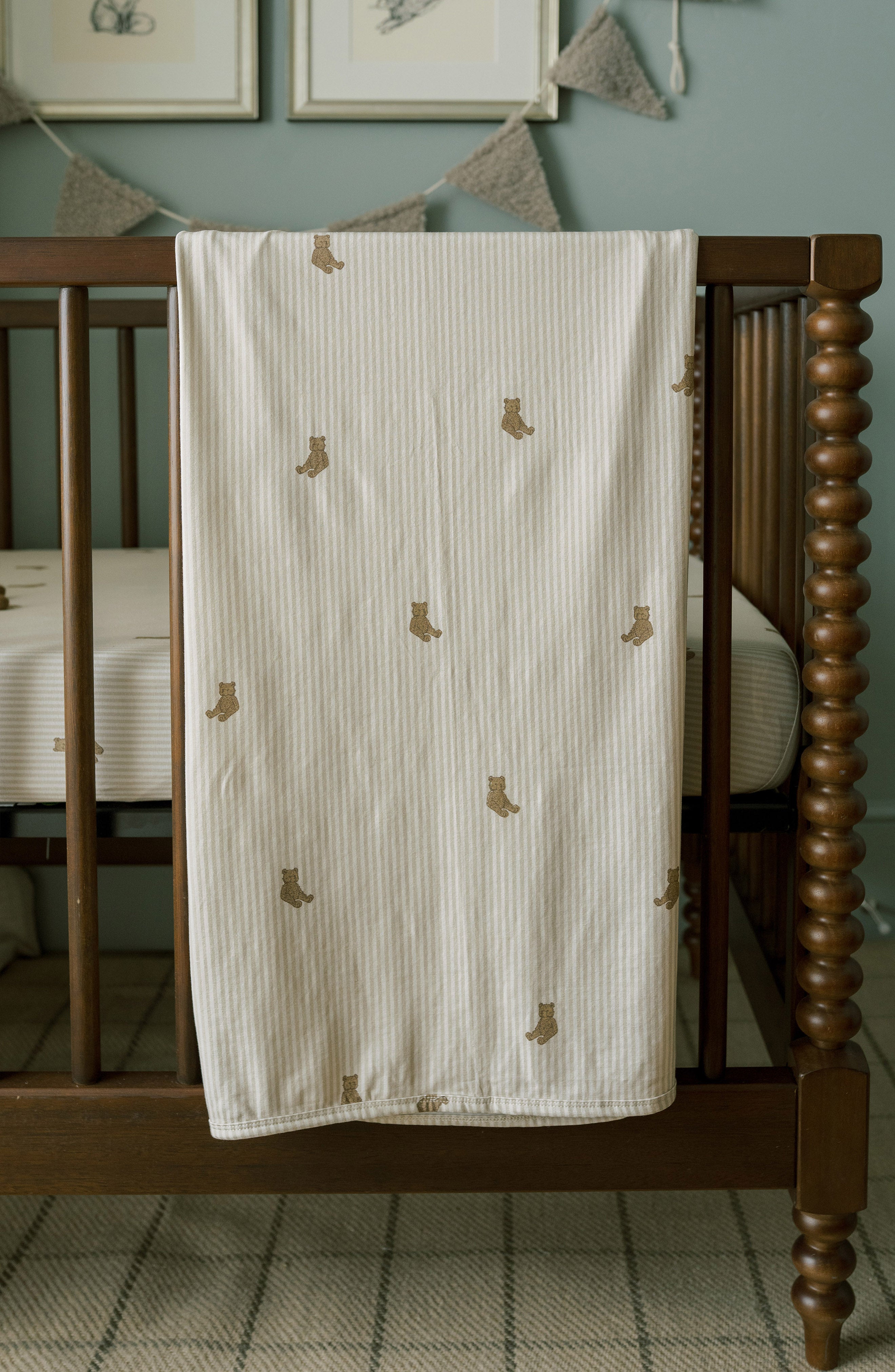 'Bear' & 'Duck' - Jersey Swaddle Blanket Set