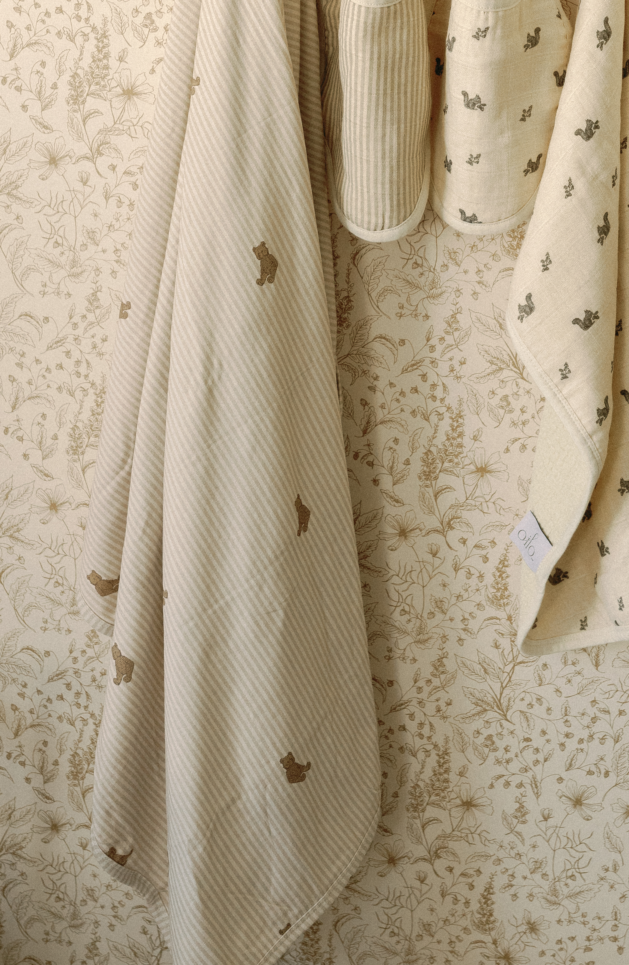 'Bear' & 'Duck' - Jersey Swaddle Blanket Set