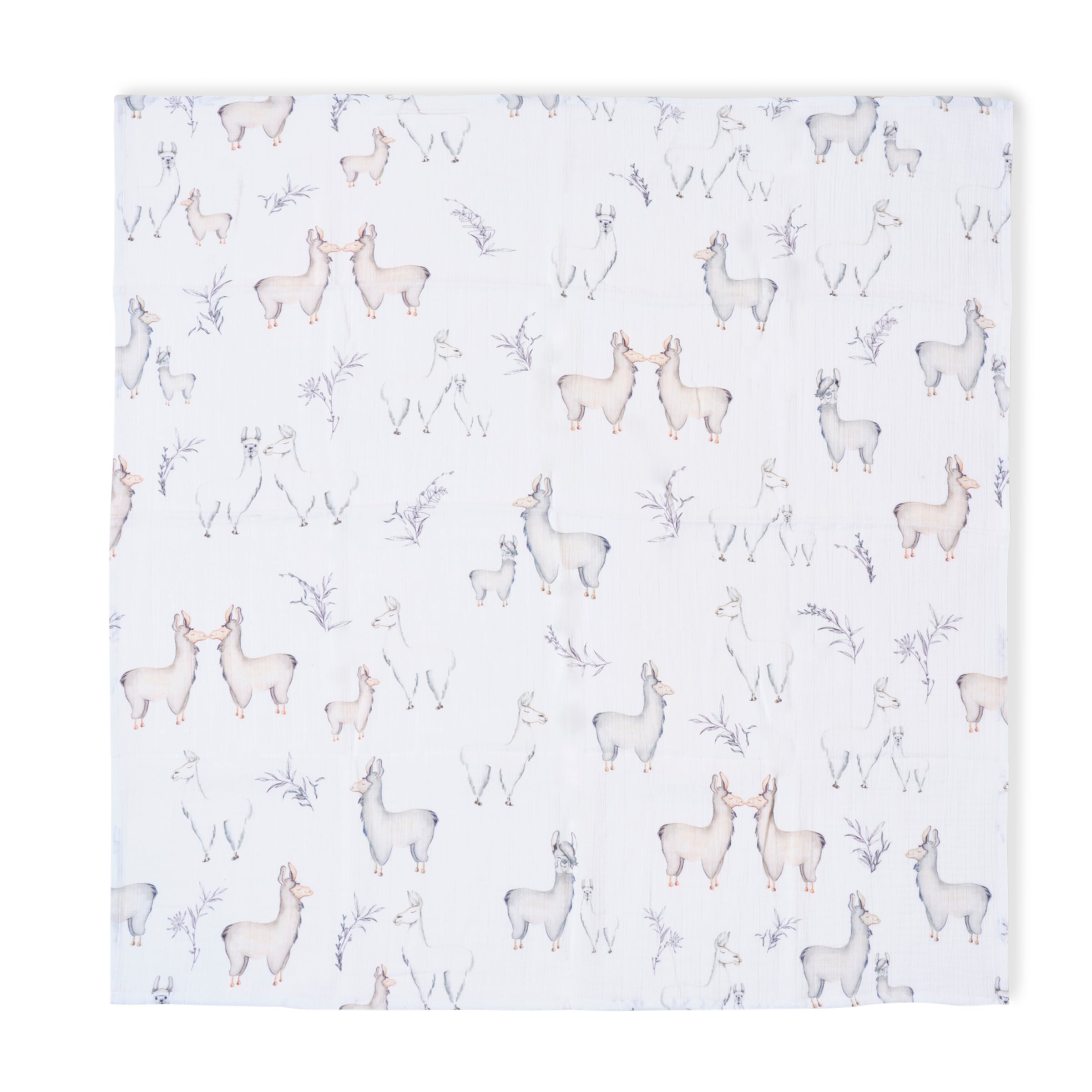 Cottontail & Llama - Muslin Swaddle Blanket Set