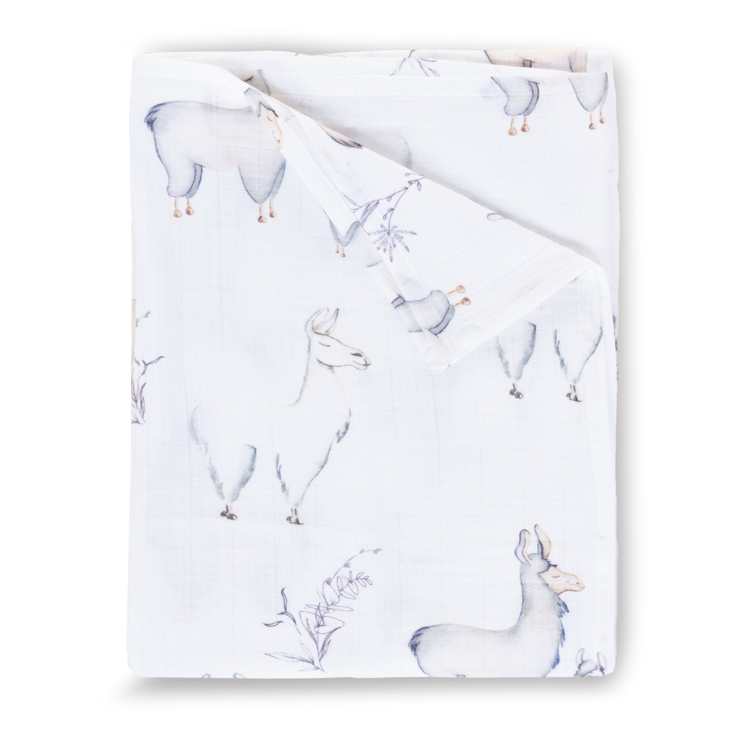 Cottontail & Llama - Muslin Swaddle Blanket Set