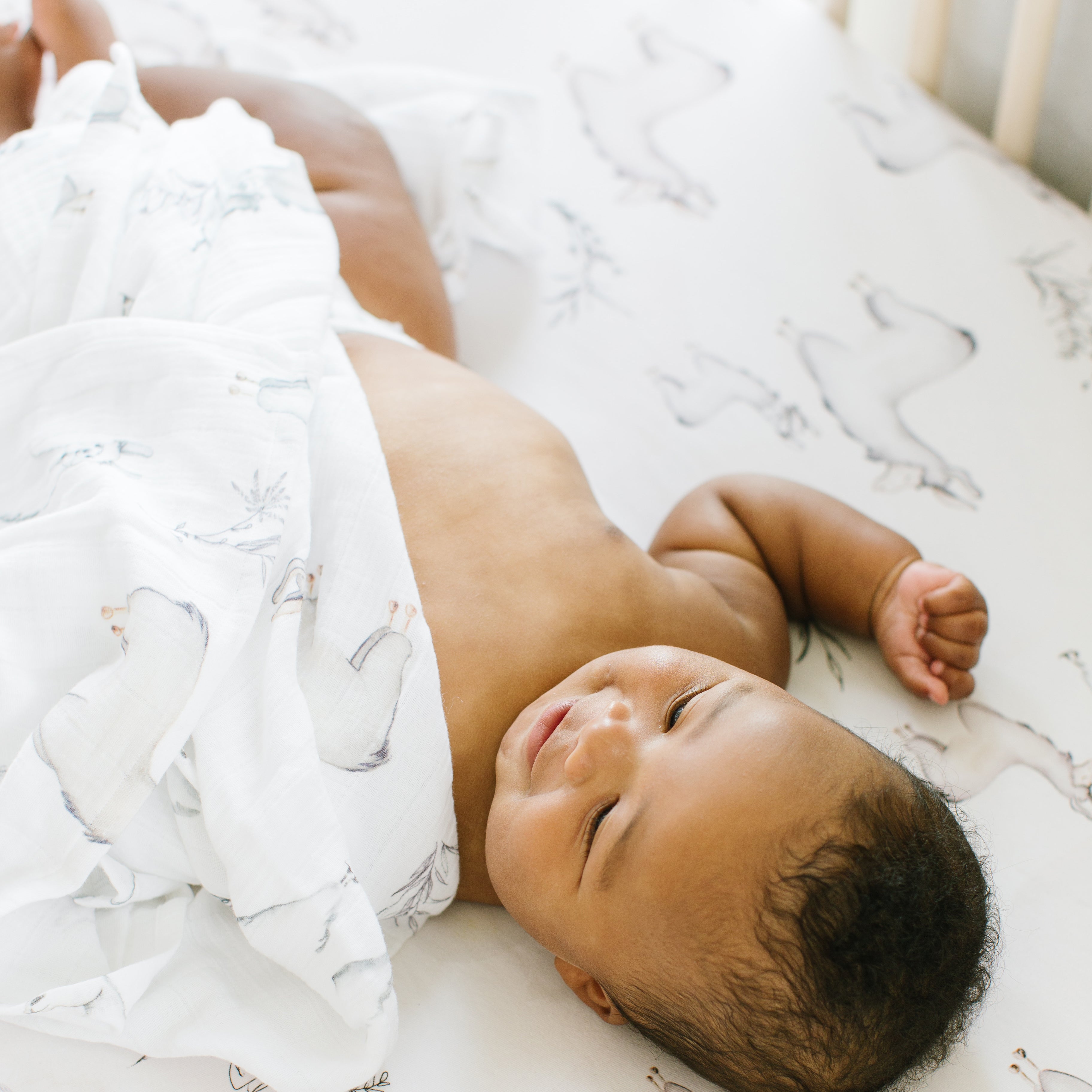 Cottontail & Llama - Muslin Swaddle Blanket Set