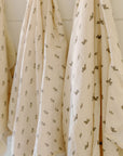 'Squirrel' & 'Mushroom' - Muslin Swaddle Blanket Set