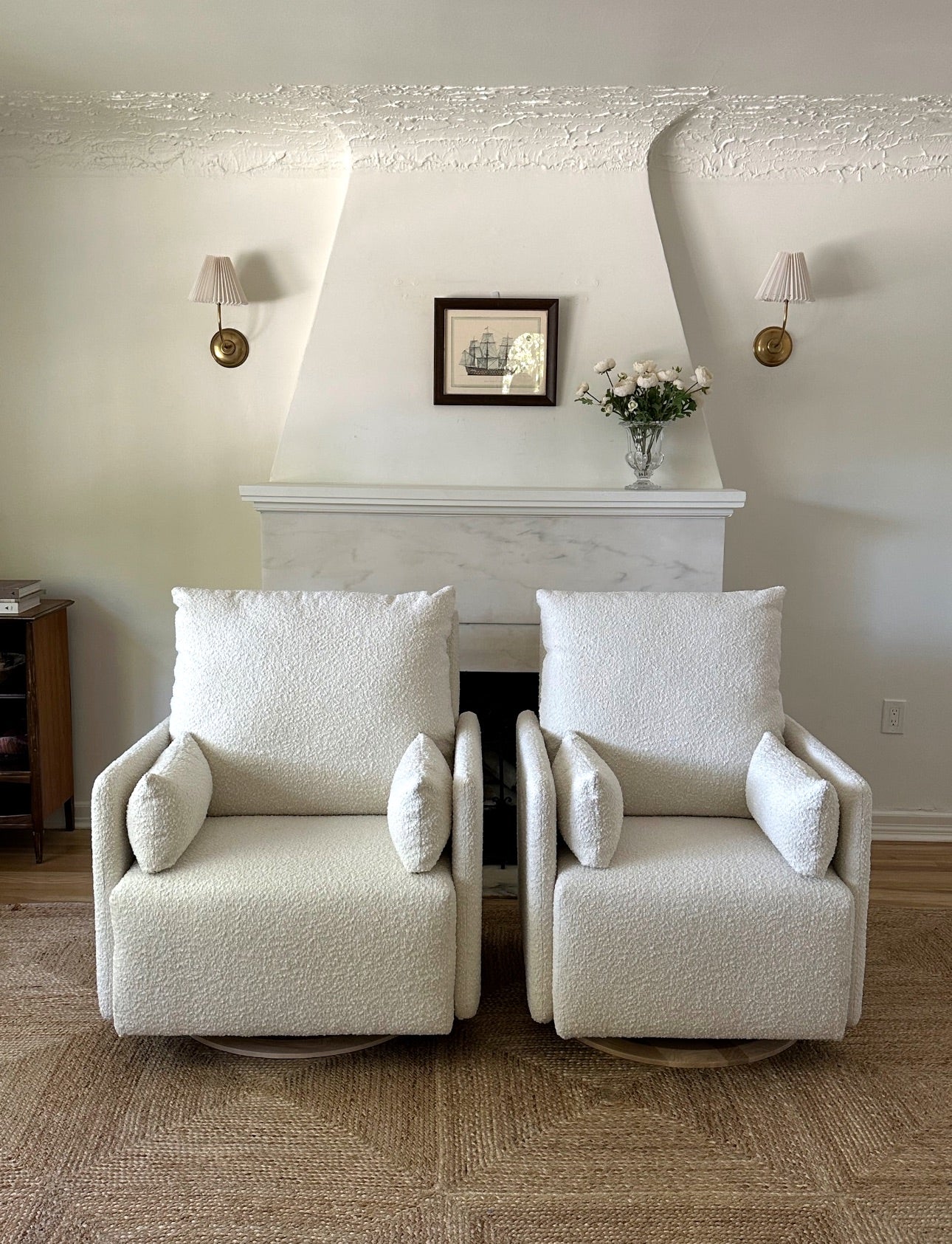 Ollie: a Chair and a Half - Swivel Nursery Glider with Back Recline Feature