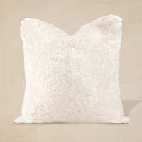 Faux Sheepskin Pillow - Cloud