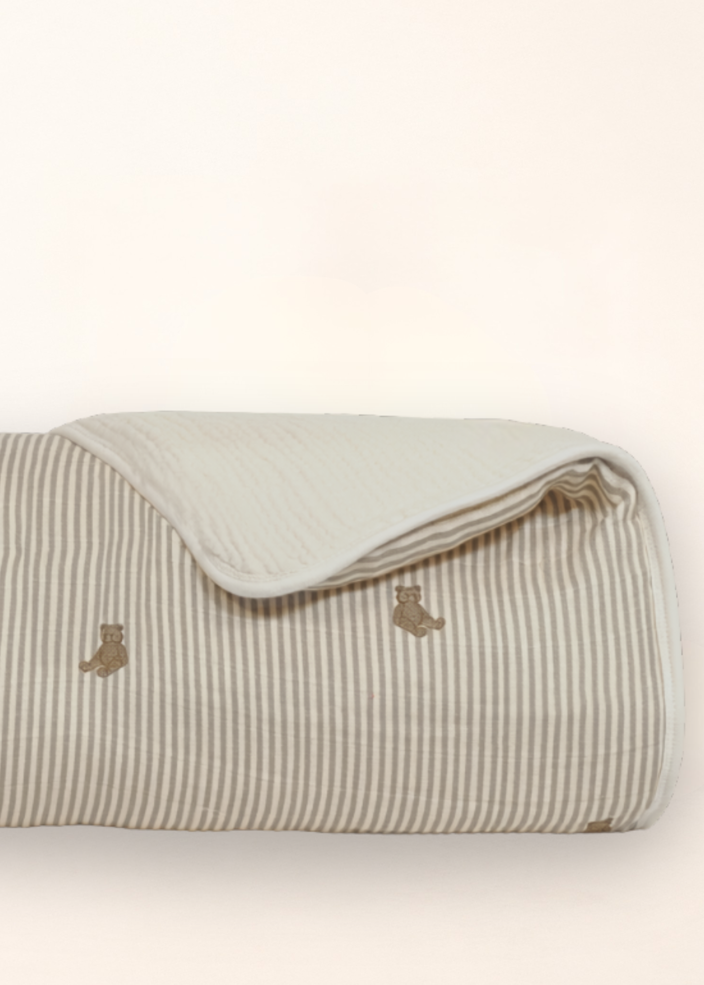 Bear - Premium Muslin Crib Quilt