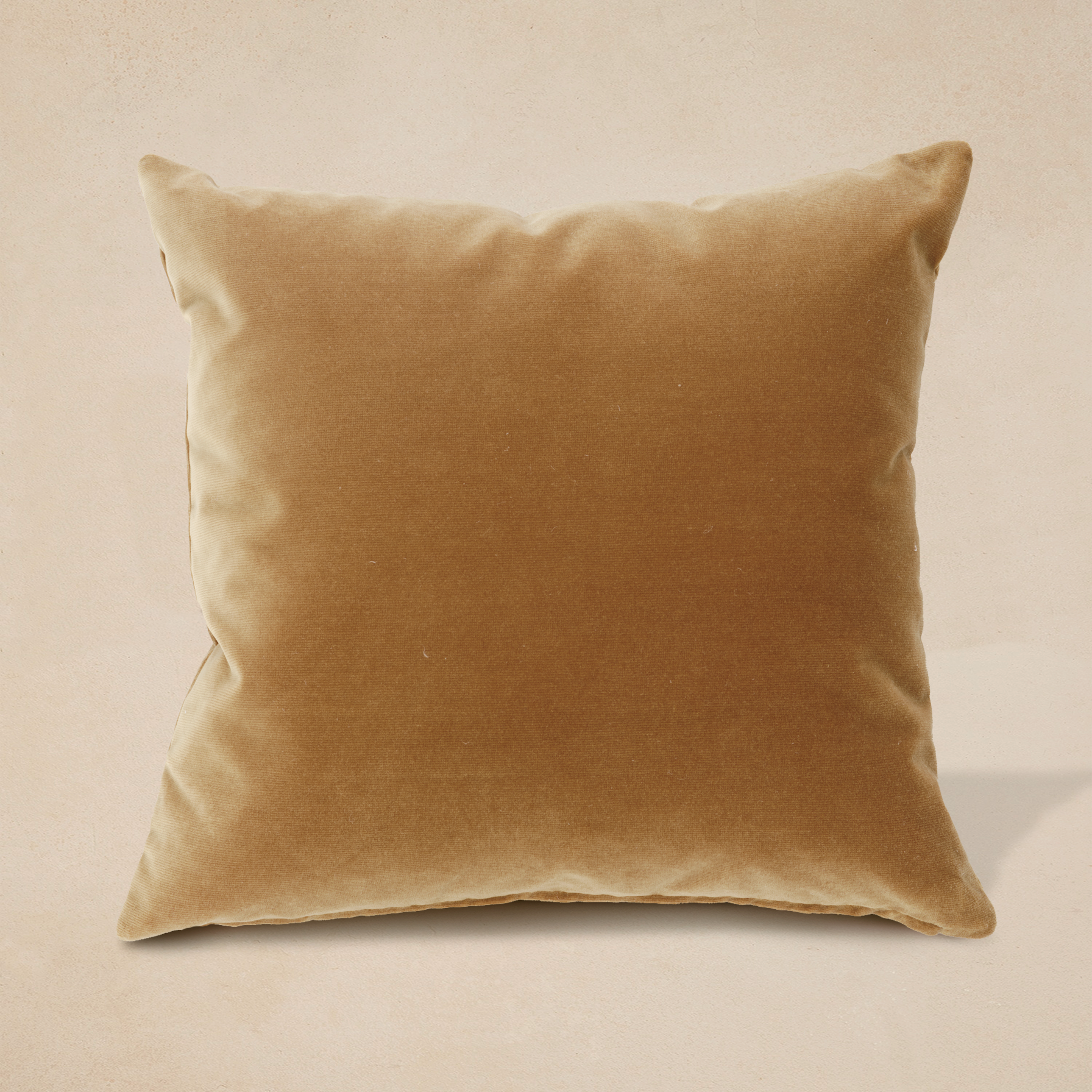 Faux Mohair 'Gold' Throw Pillow