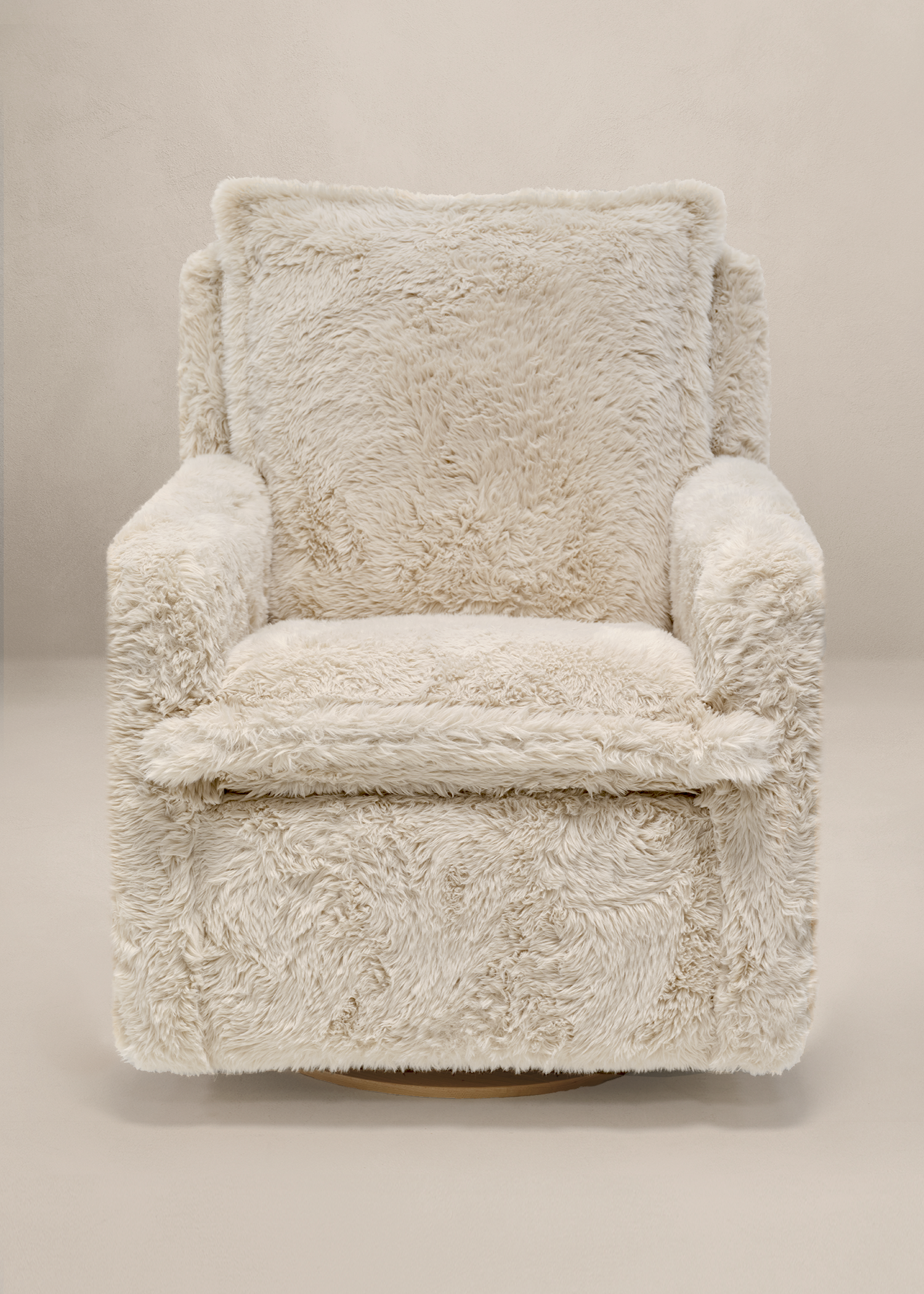 Flynn – Gliding Swivel Nursery Recliner - Aussie Faux Hide