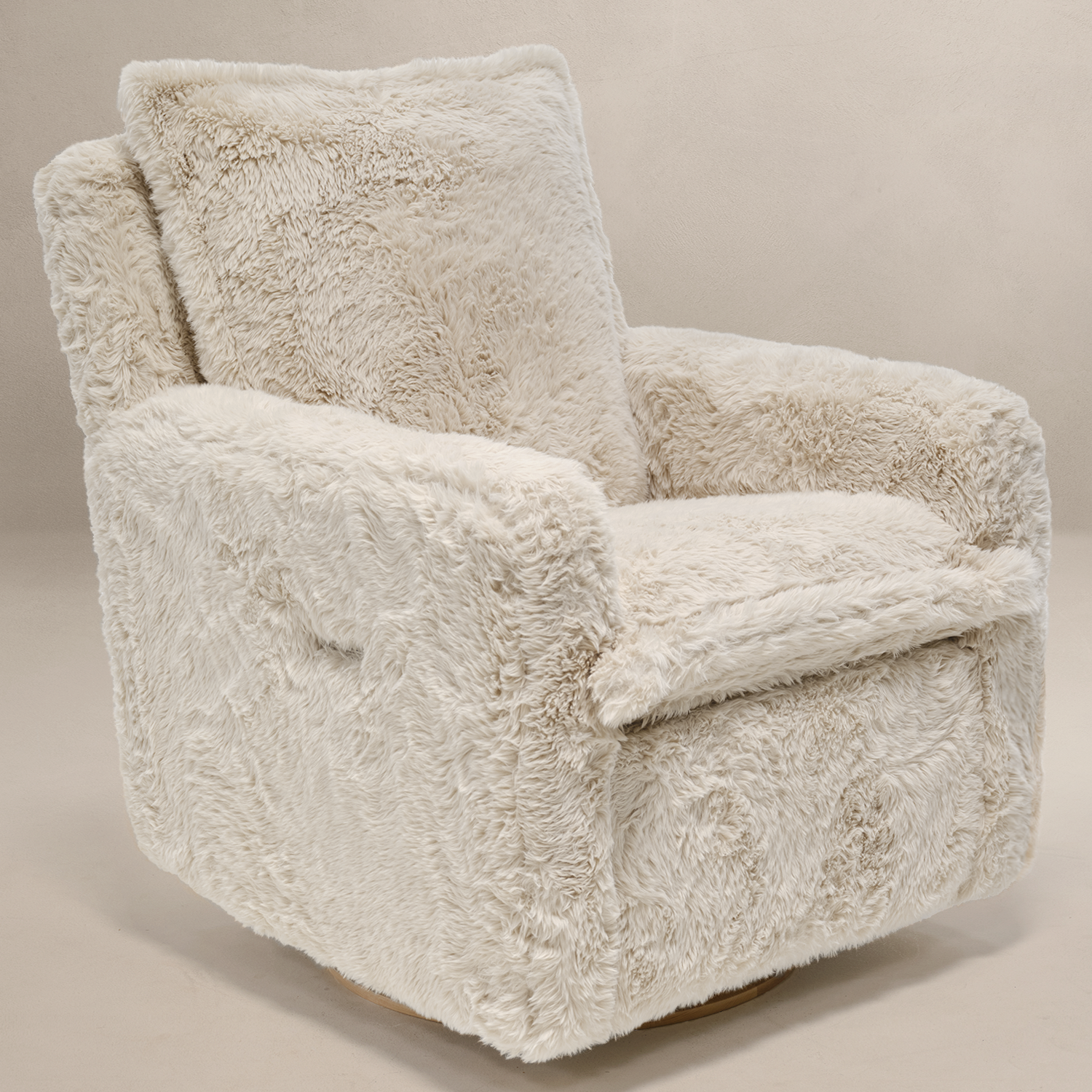 Flynn – Gliding Swivel Nursery Recliner - Aussie Faux Hide