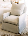 Gliding Ottoman - High Performance Breeze Ivory - *AS IS