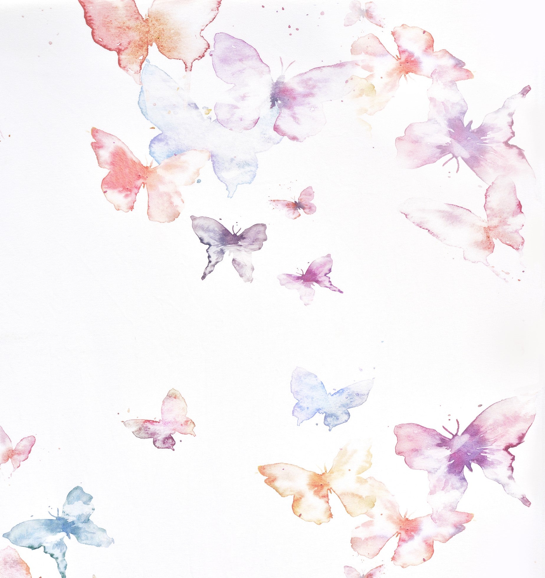 Butterfly & Prim Floral - Jersey Swaddle Blanket Set