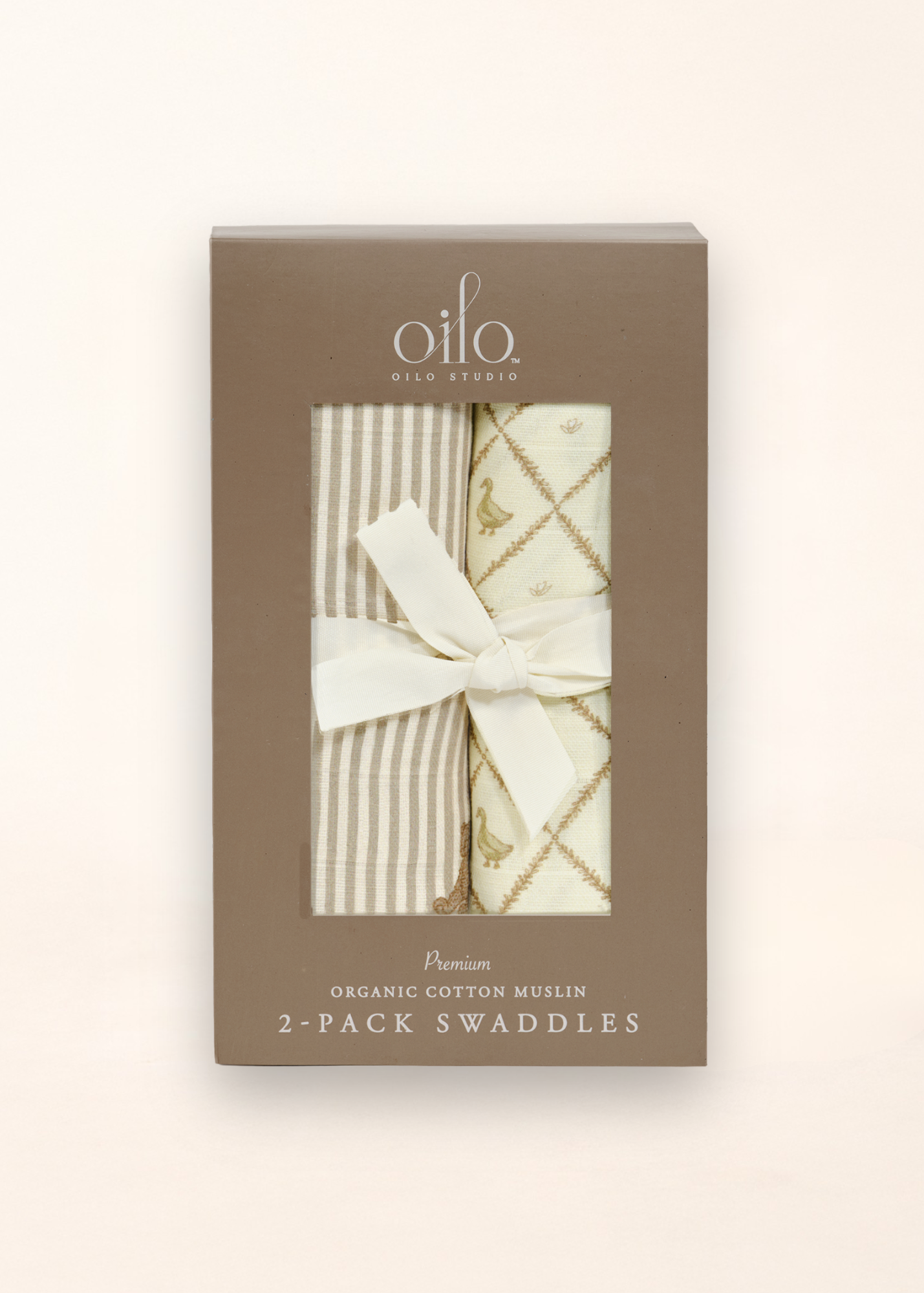 Bear & Butter Yellow Duck - Muslin Swaddle Blanket Set