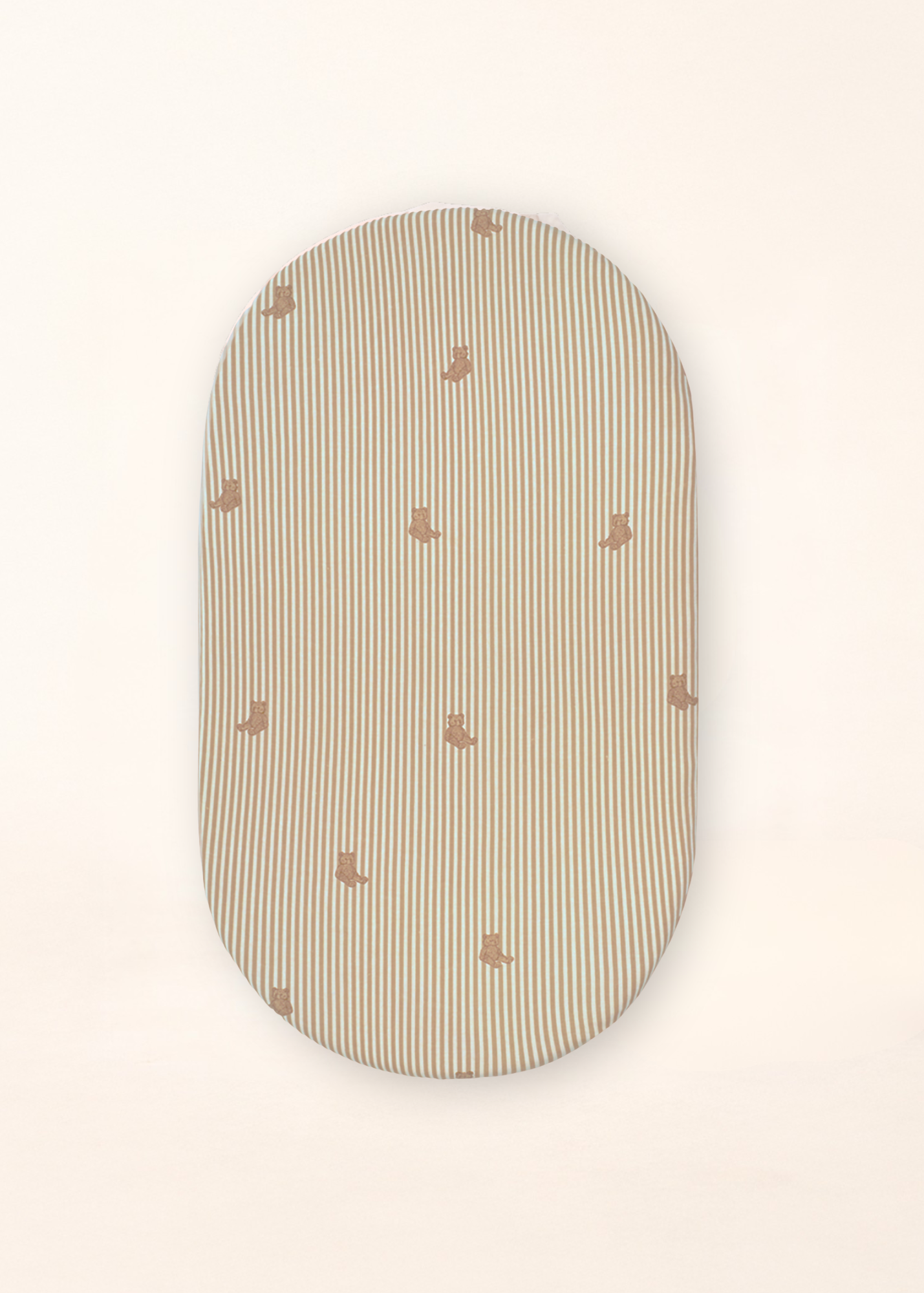 Bear - Convertible Moses Basket Sheet & Extra Small Changing Pad Cover