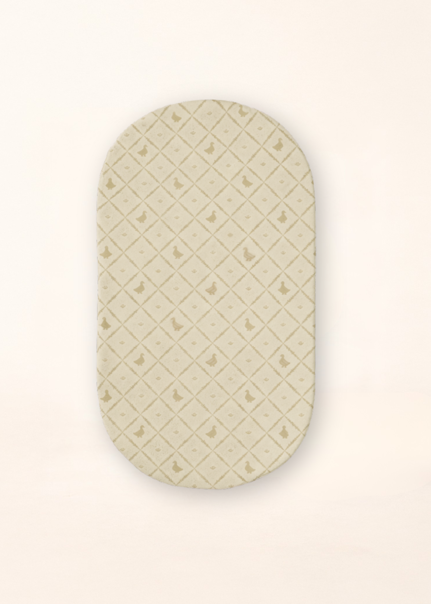 Butter Yellow Duck - Convertible Moses Basket Sheet & Extra Small Changing Pad Cover