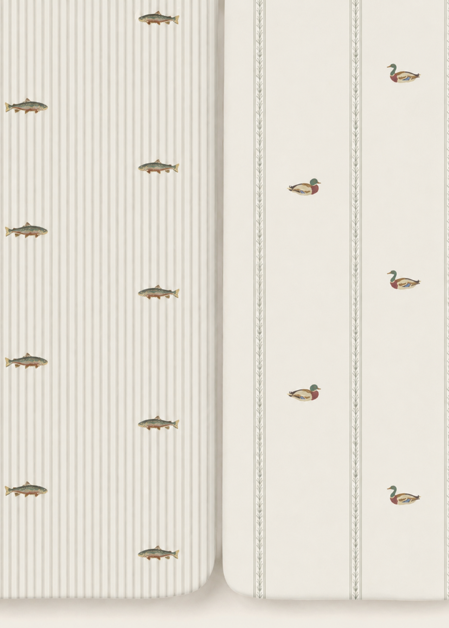 Trout & Mallard Duck - Crib Sheet 2-Pack