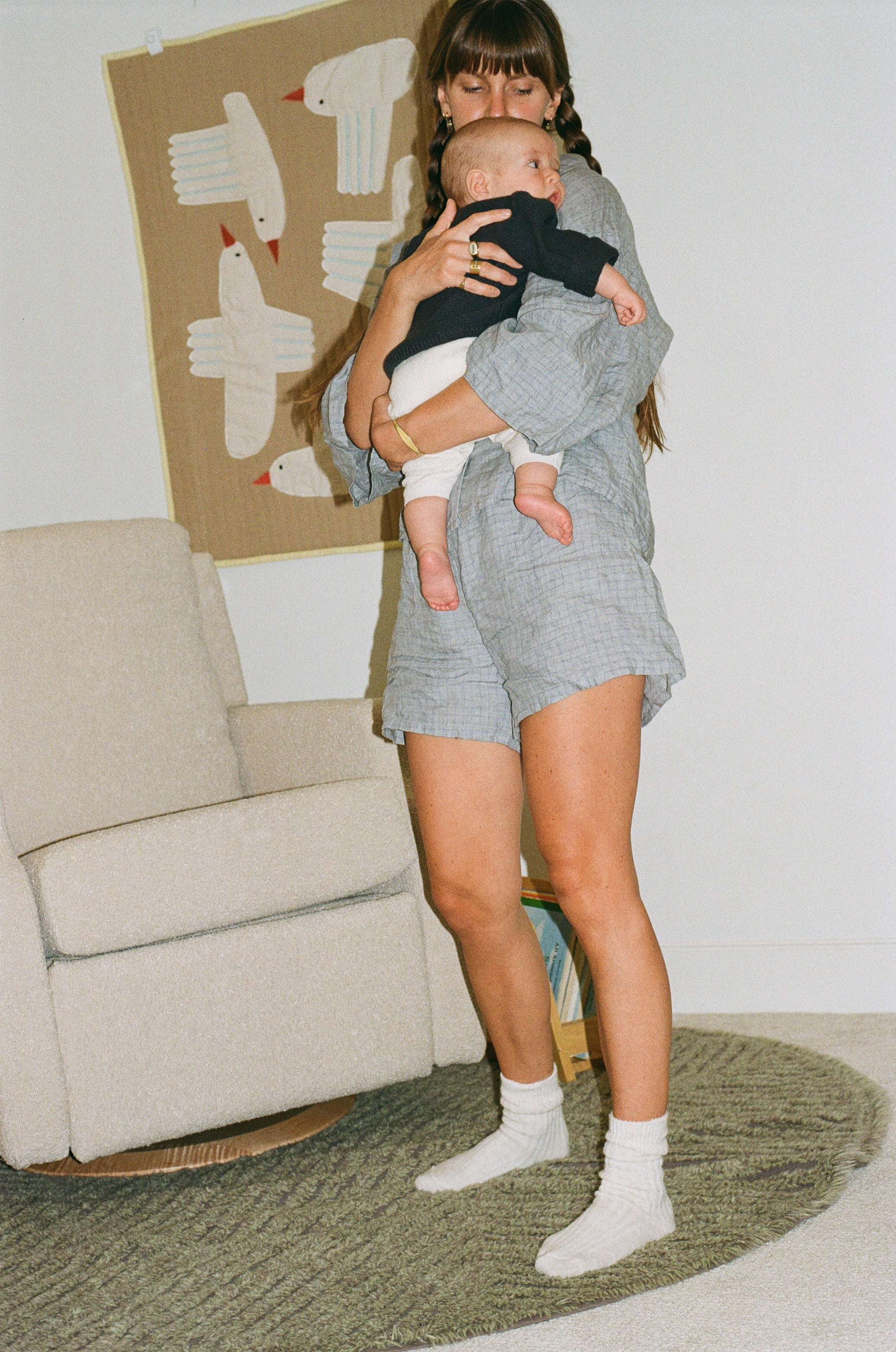 Drew Gliding Swivel Nursery Recliner