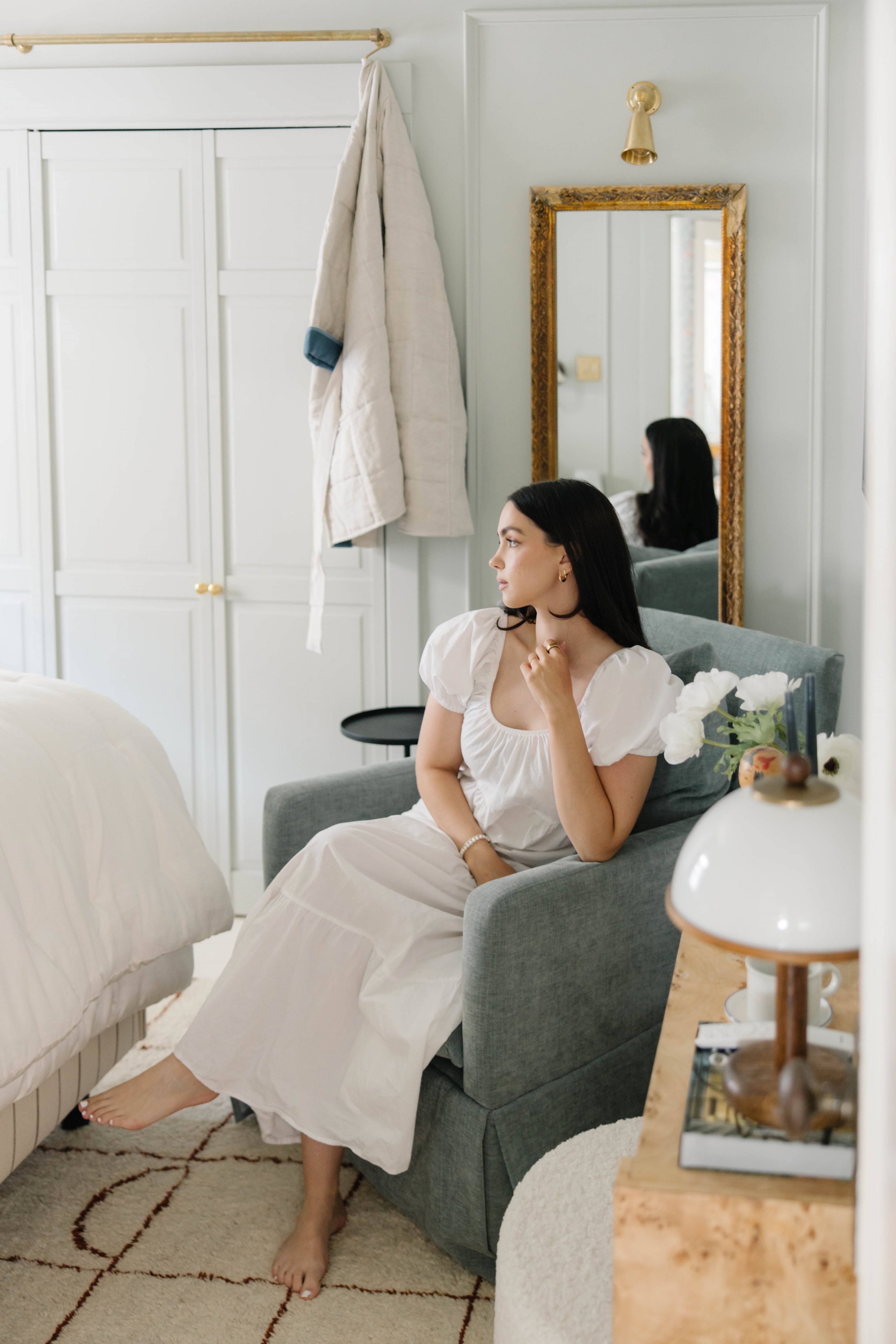 Zoey Swivel Nursery Glider