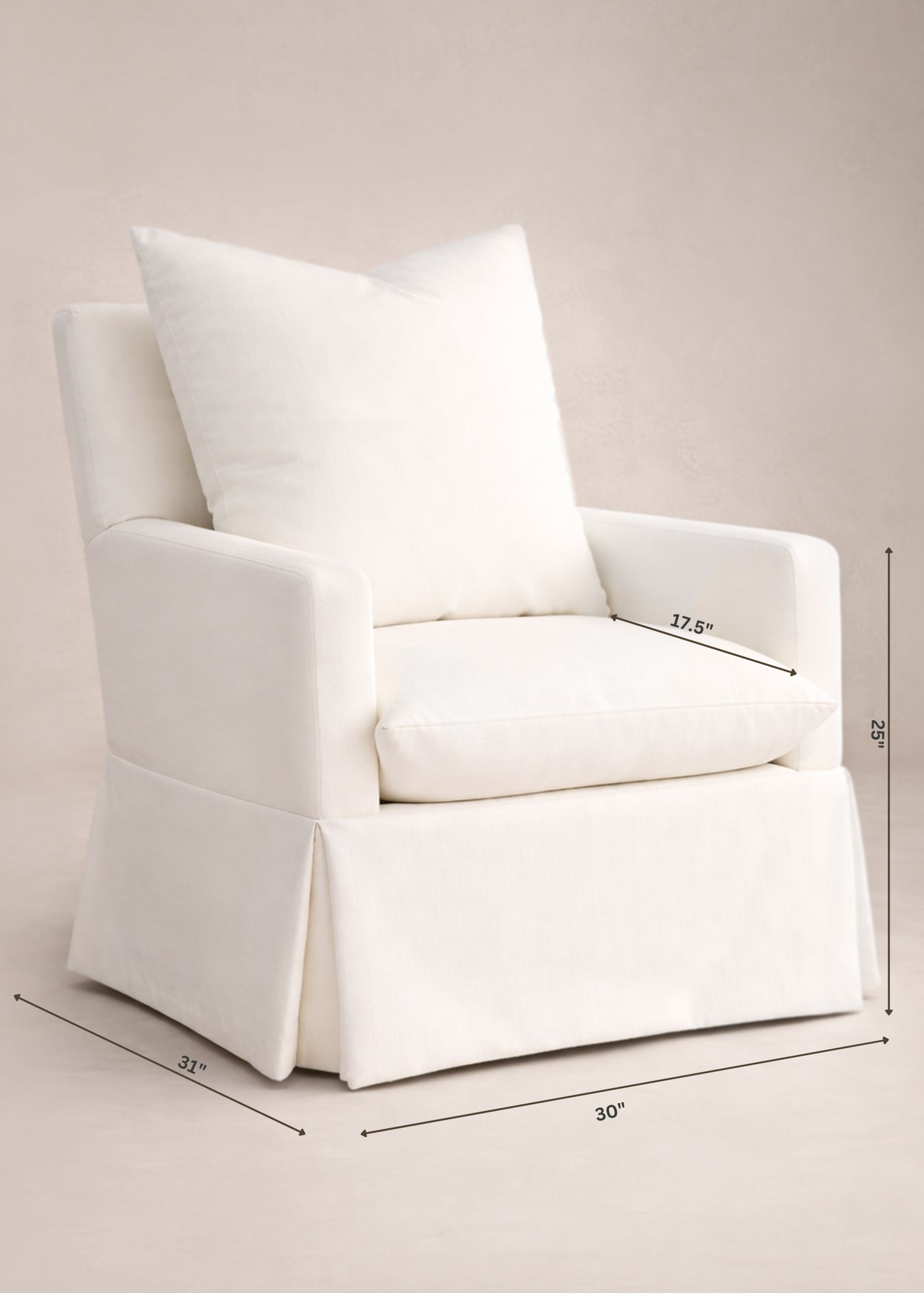 Zoey Swivel Nursery Glider