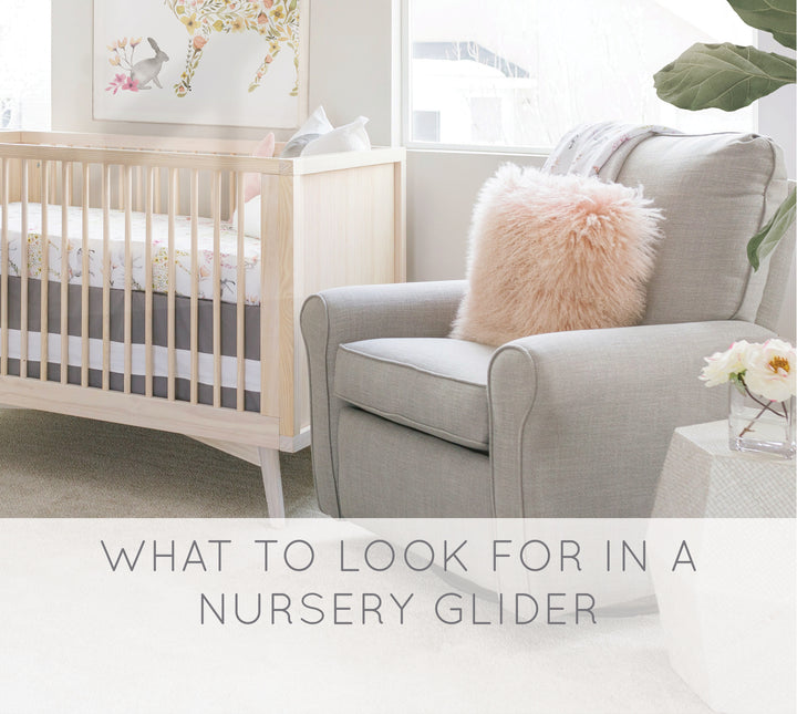 What to Look for in a Nursery Glider