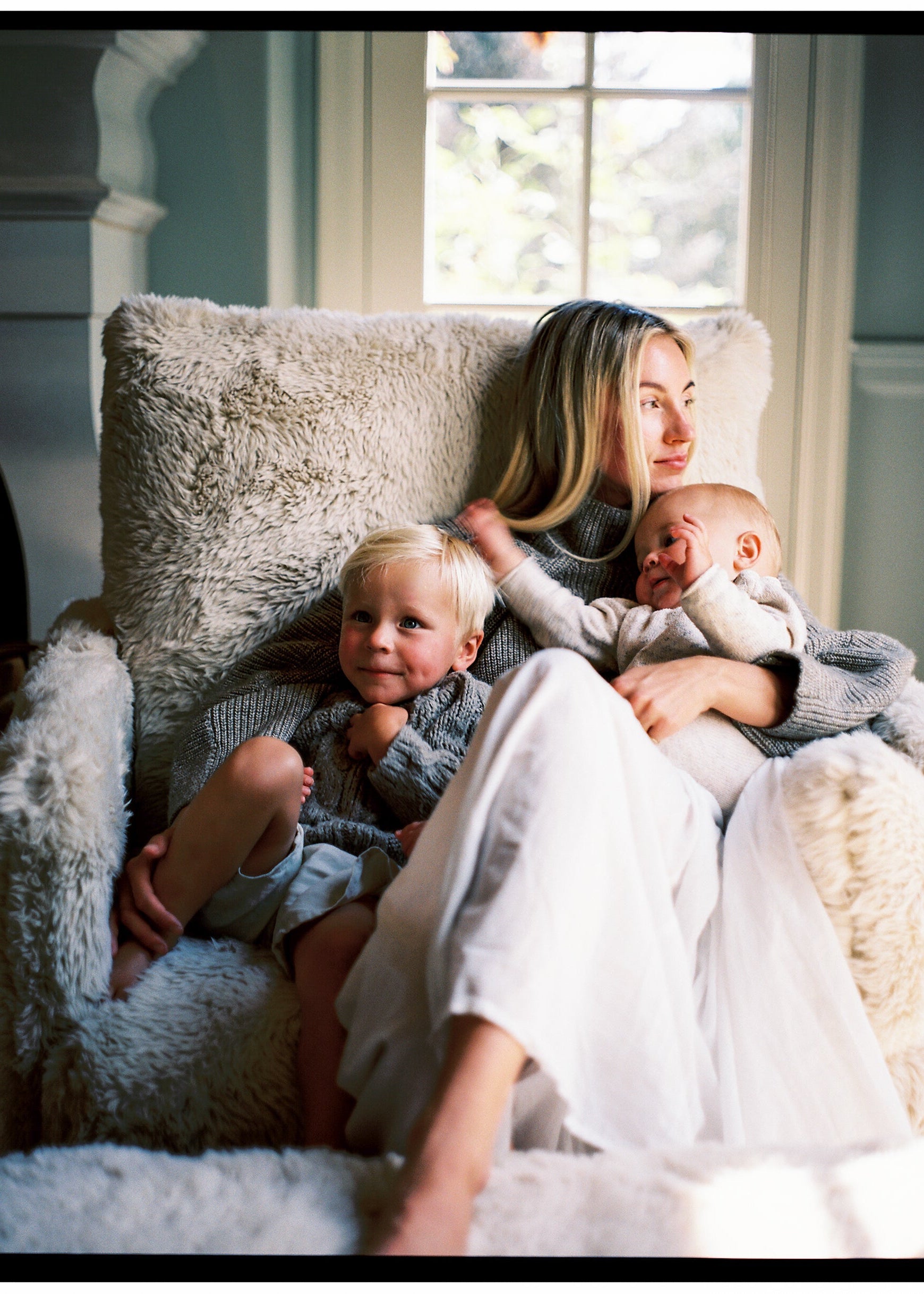 Ollie: a Chair and a Half - Swivel Nursery Glider with Back Recline Feature - Aussie Faux Hide
