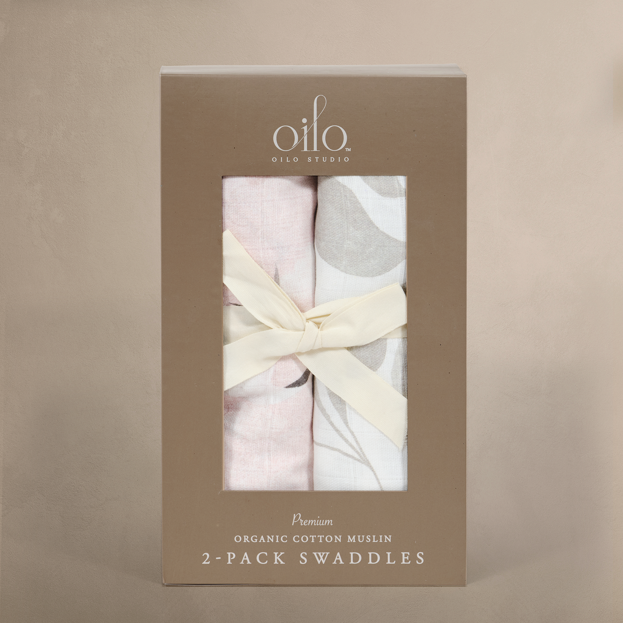 Crane & Leaf - Muslin Swaddle Blanket Set