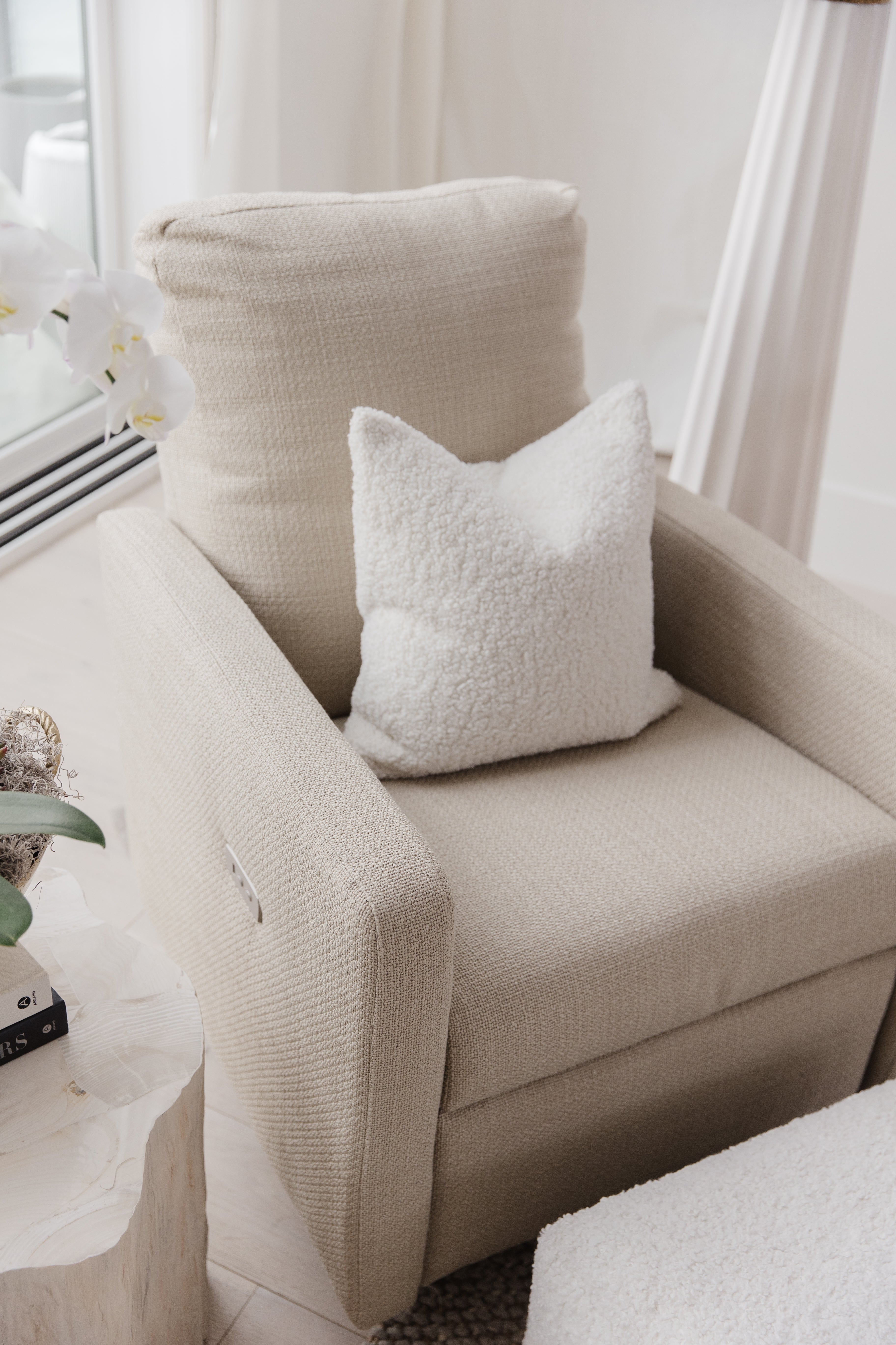 Faux Sheepskin Pillow - Cloud