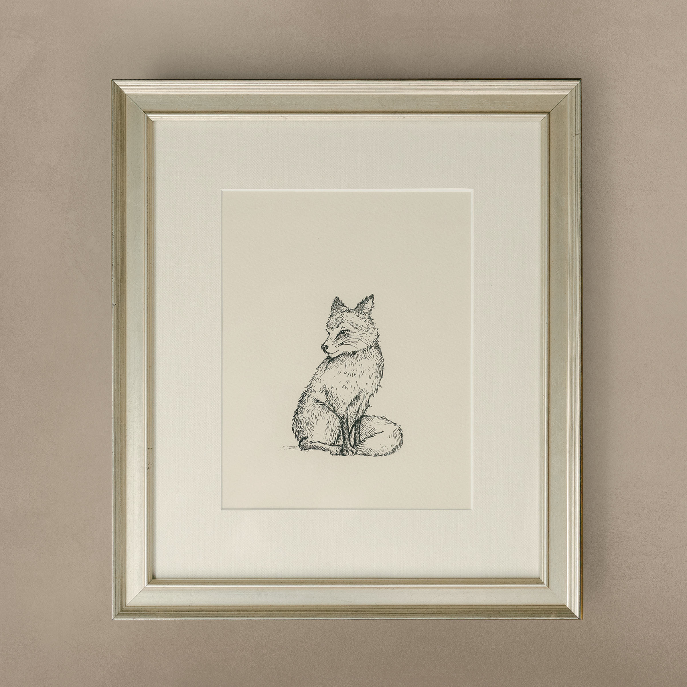The 'Fox' Framed Art