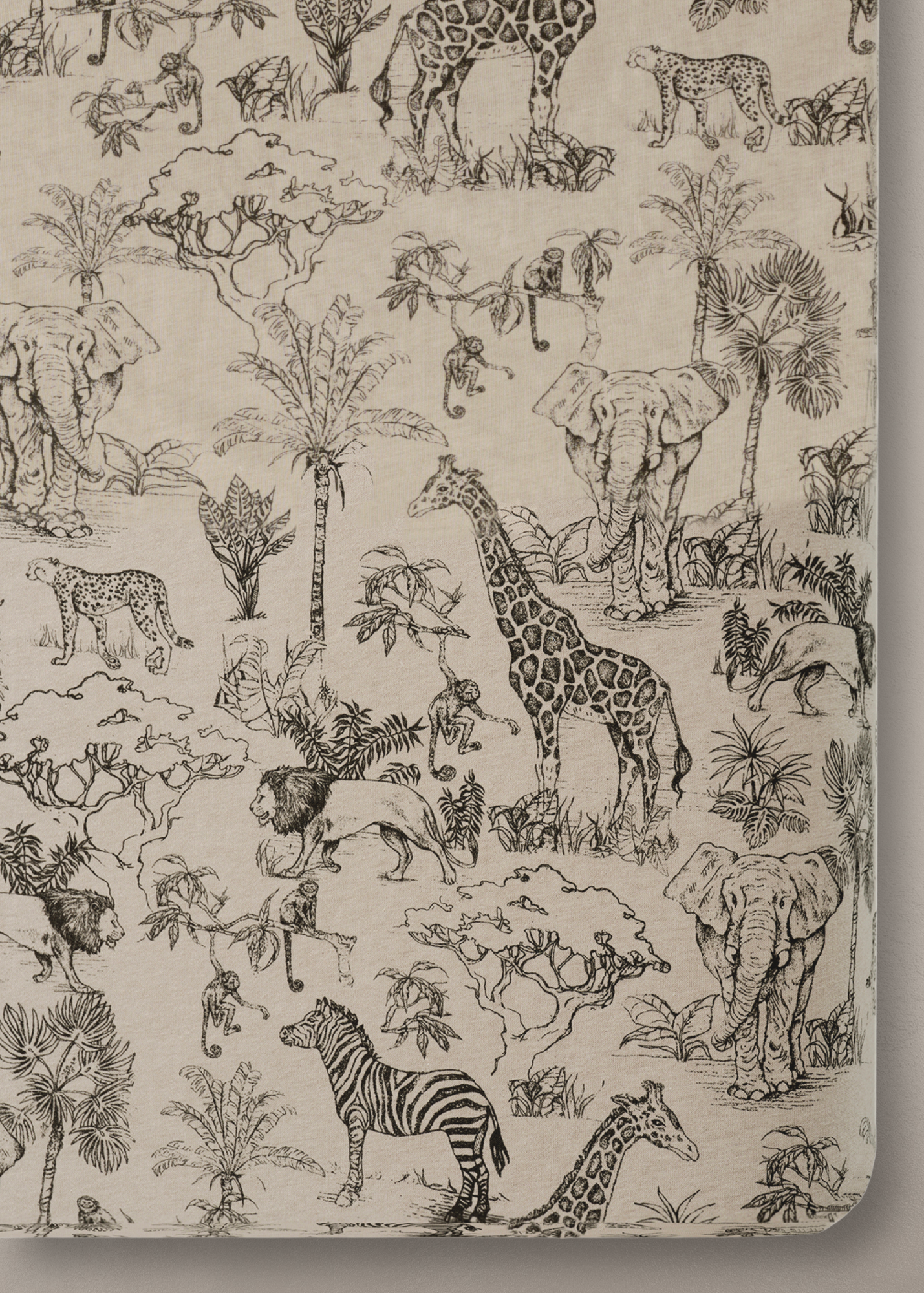 Vintage Safari Nursery - Crib Sheet