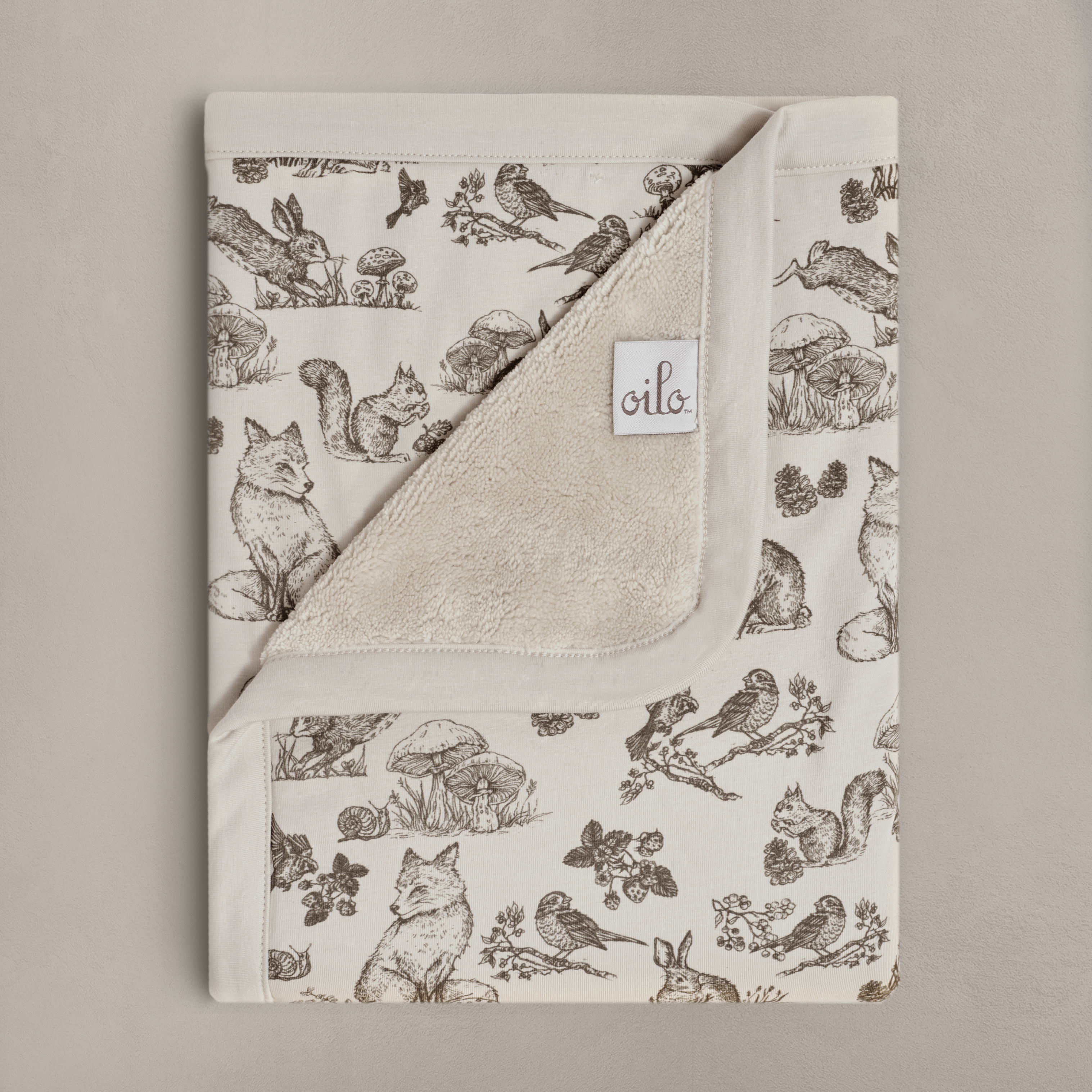 'Woodland' Nursery - Cuddle Plush Infant Blanket