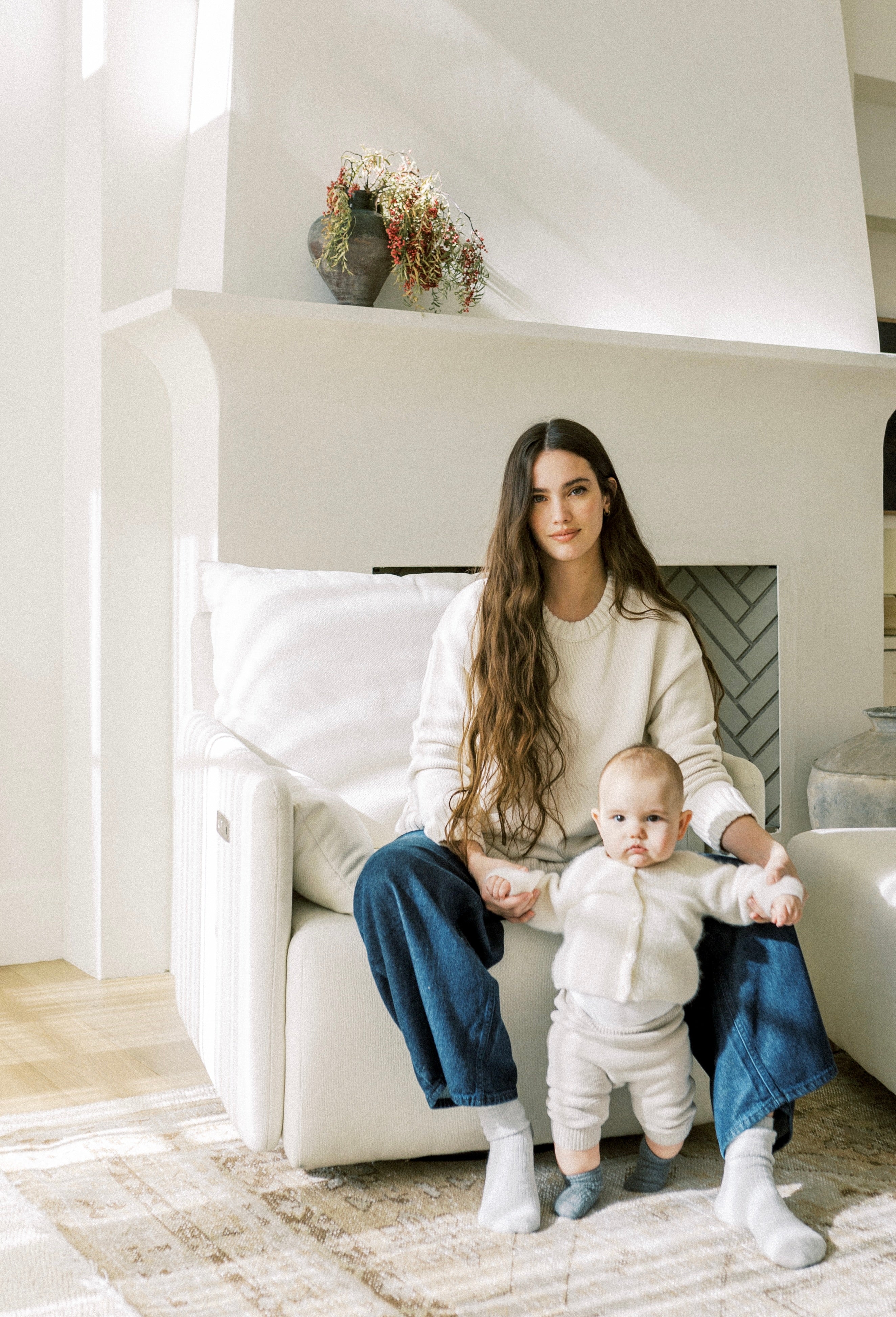 Ollie: A Chair and a Half | Swivel Nursery Recliner | Oilo