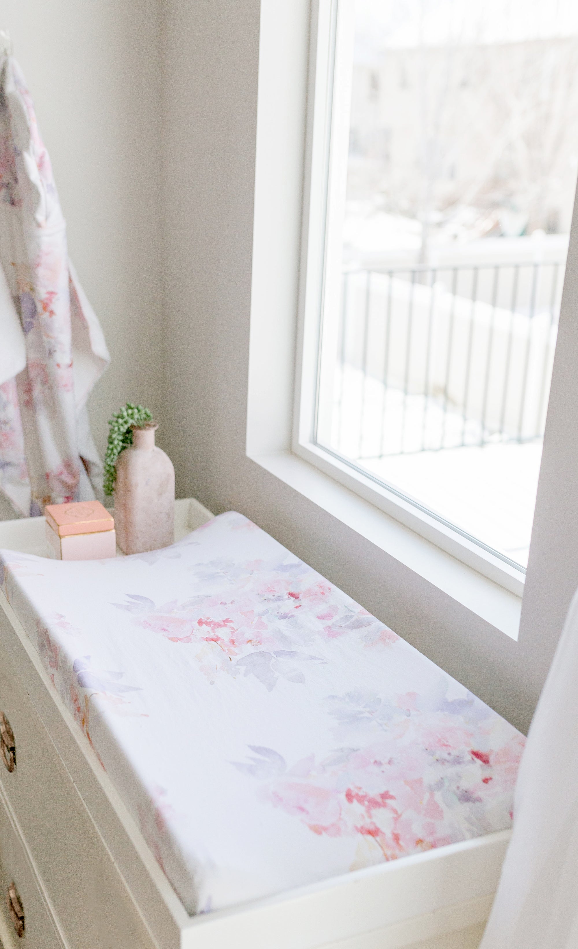 Prim Floral - Changing Pad Cover