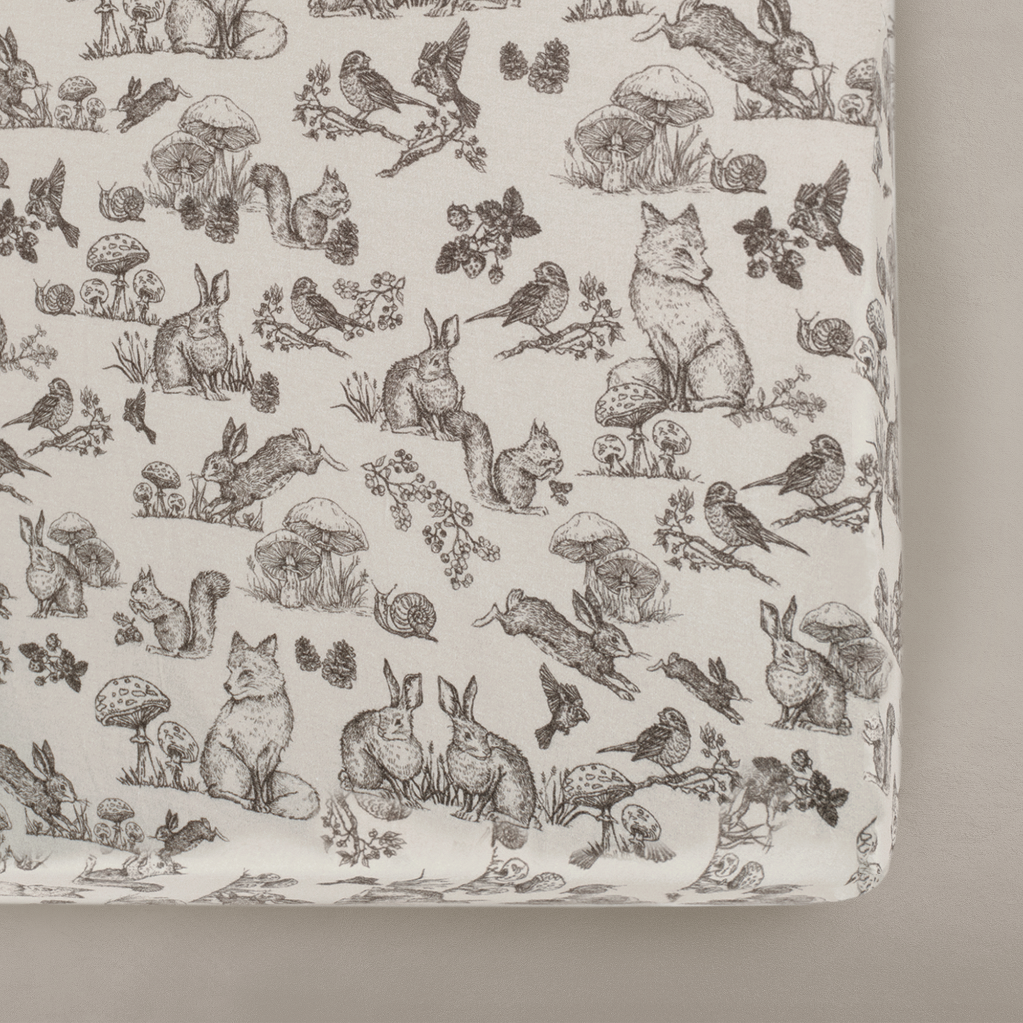 &#39;Woodland&#39; Nursery - Crib Sheet