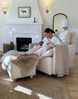 Ollie: a Chair and a Half - Swivel Nursery Glider with Back Recline Feature