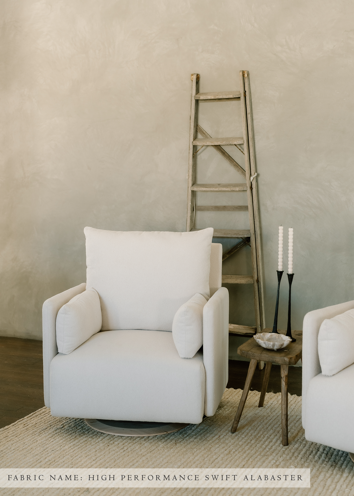 Ollie: a Chair and a Half - Swivel Nursery Glider with Back Recline Feature