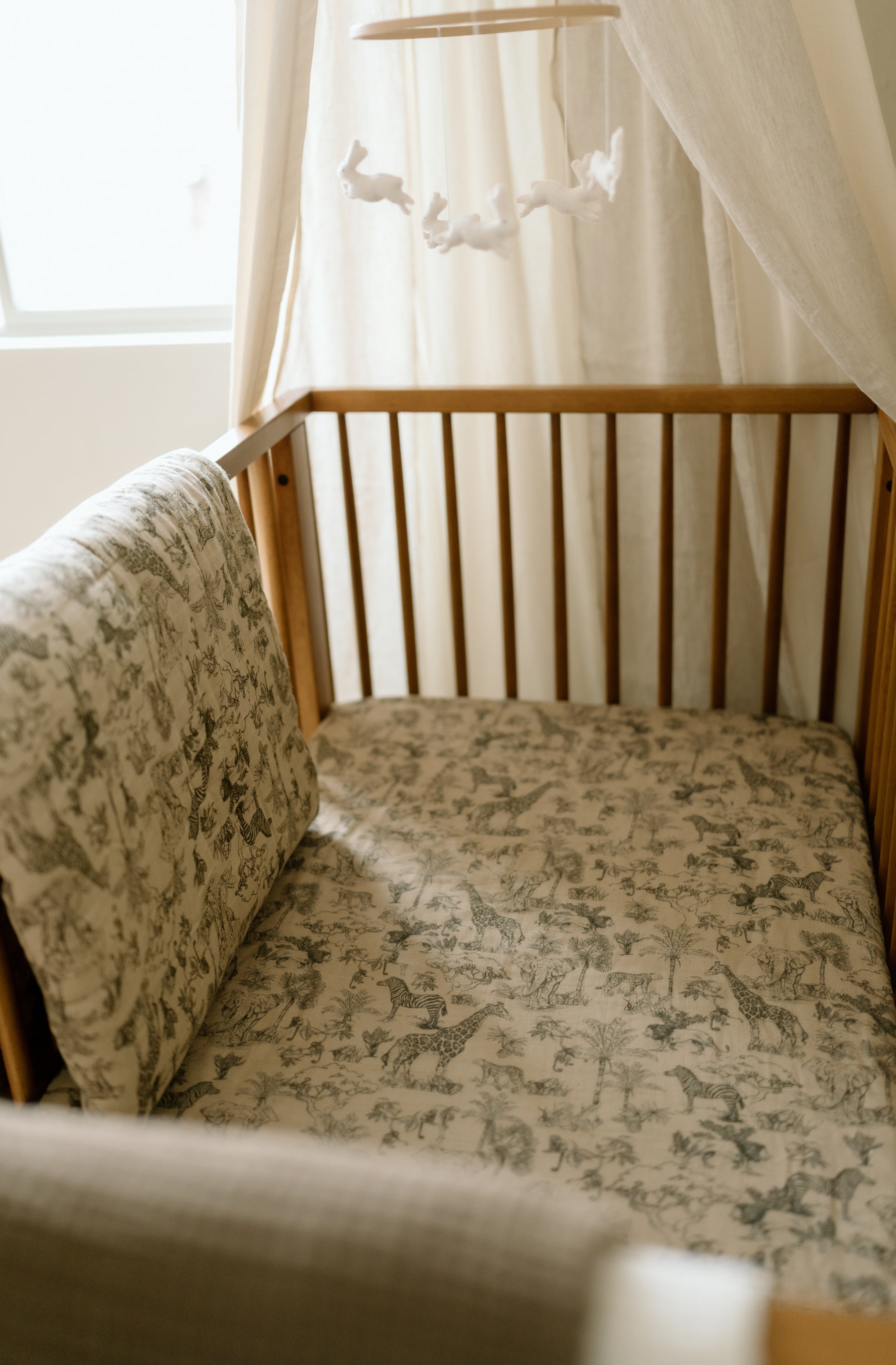 'Vintage Safari' & 'Woodland' Nursery - Jersey Swaddle Set