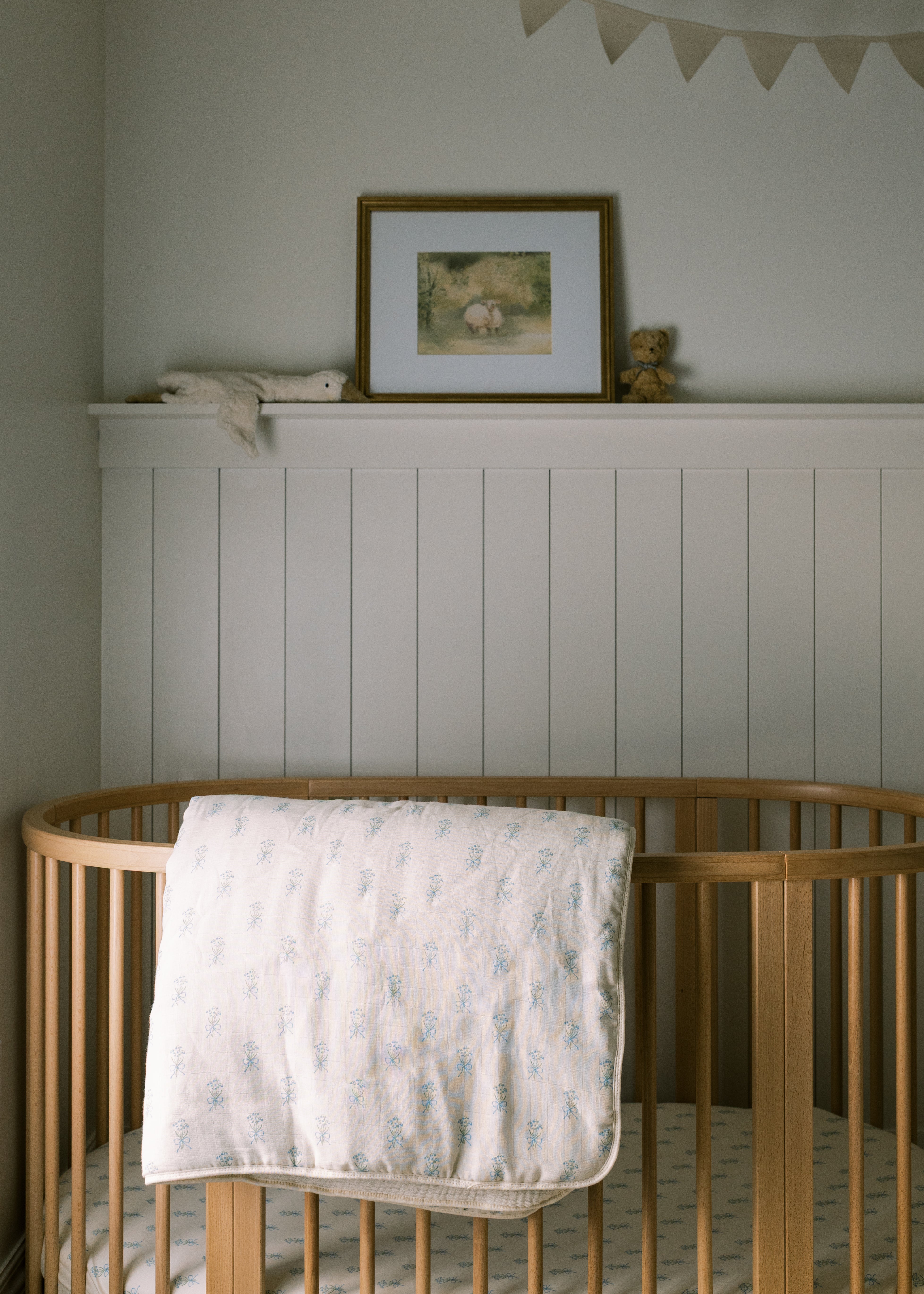 Lily of the Valley - Premium Muslin Crib Quilt & Sham Set - IMPERFECT