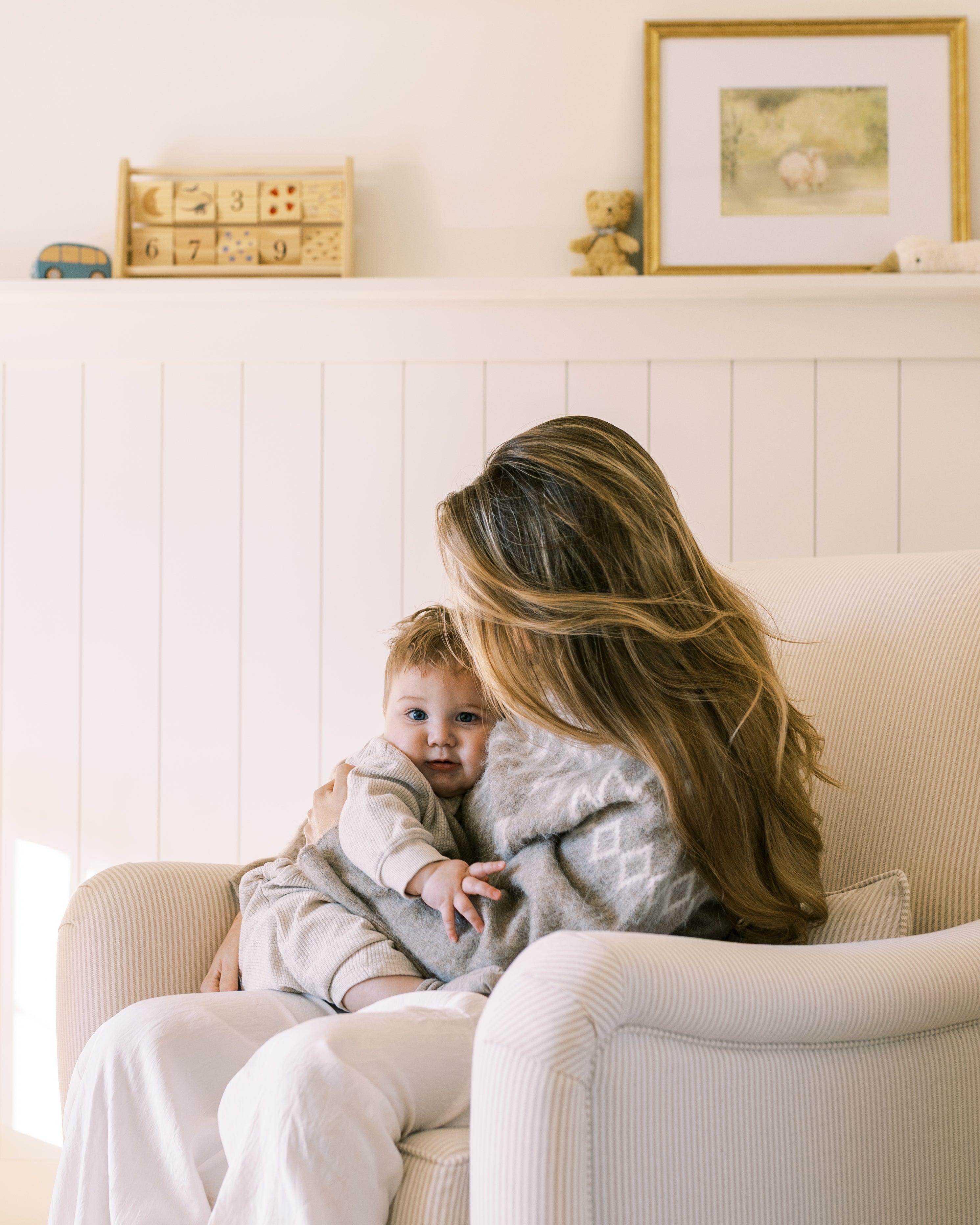 Teddy Gliding Swivel Nursery Recliner