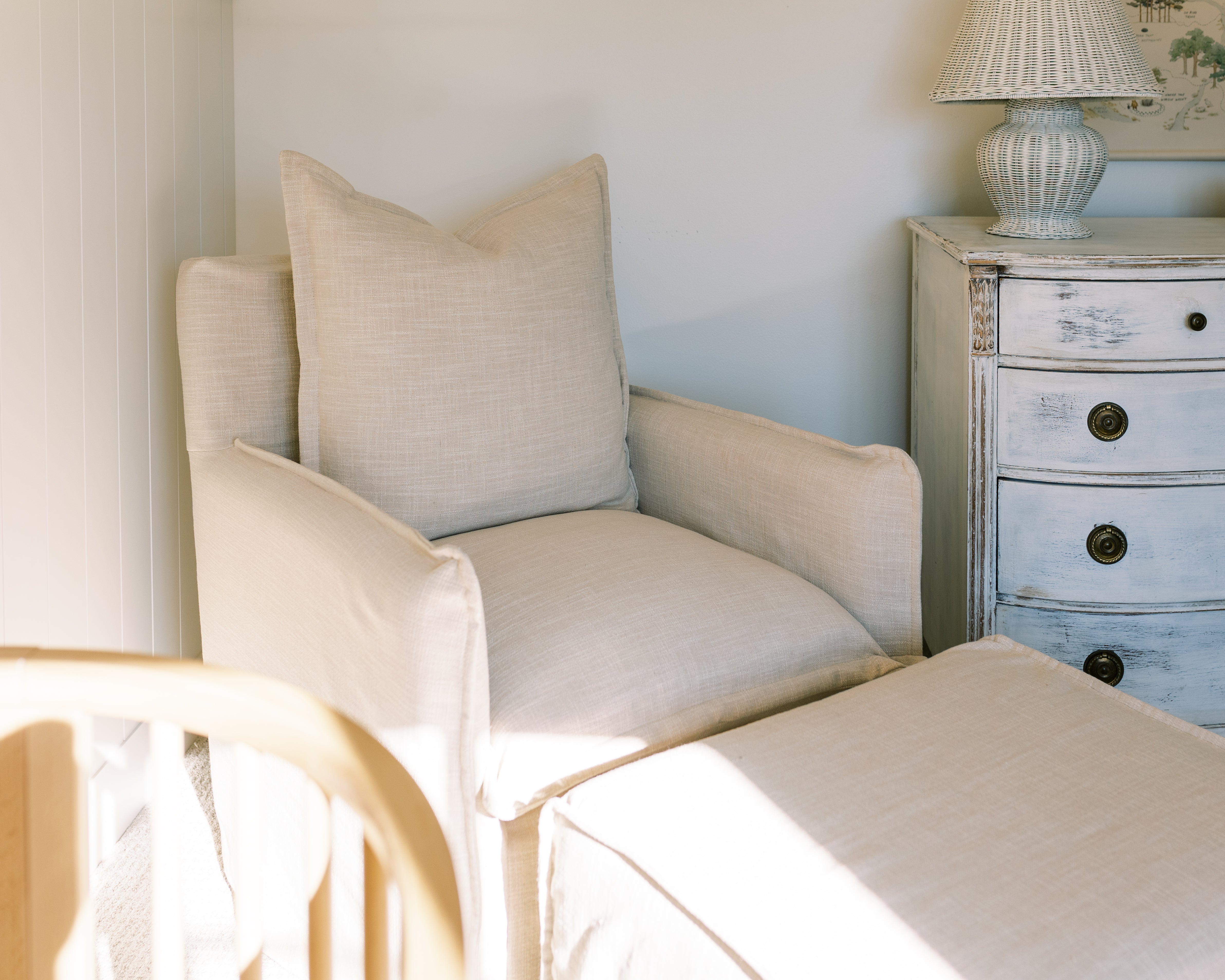 Margot Swivel Nursery Glider