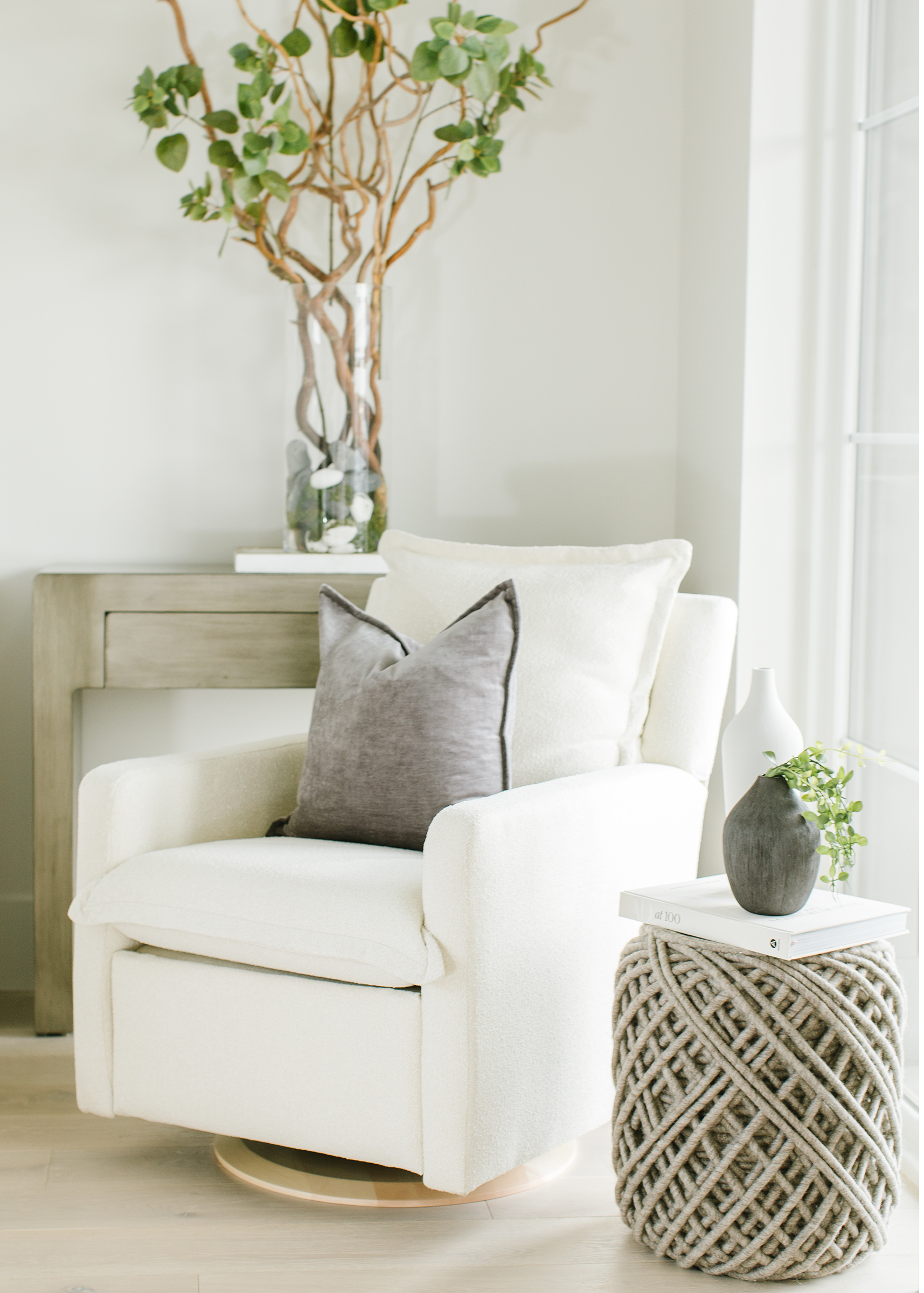 Flynn Gliding Swivel Nursery Recliner