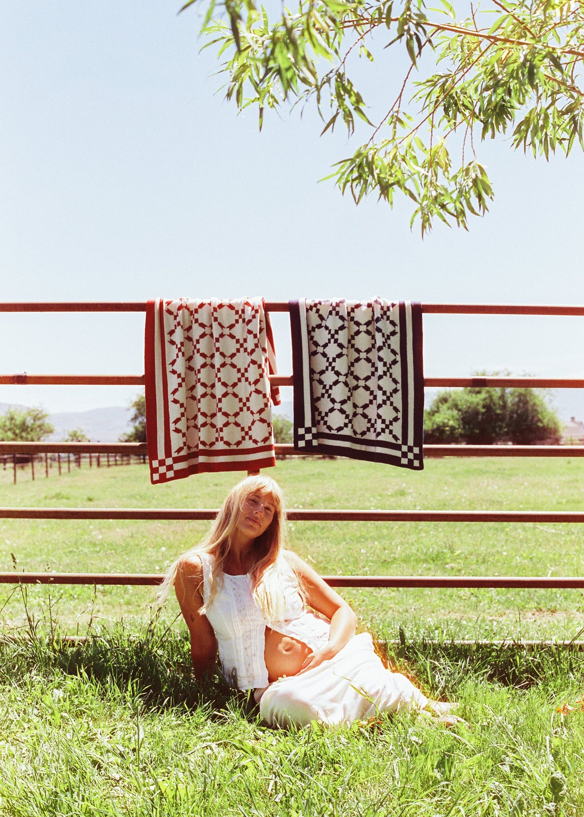 Keepsake Blanket - Red Stitch