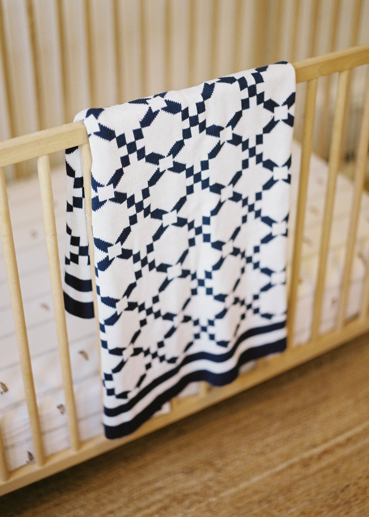 Keepsake Blanket - Blue Stitch